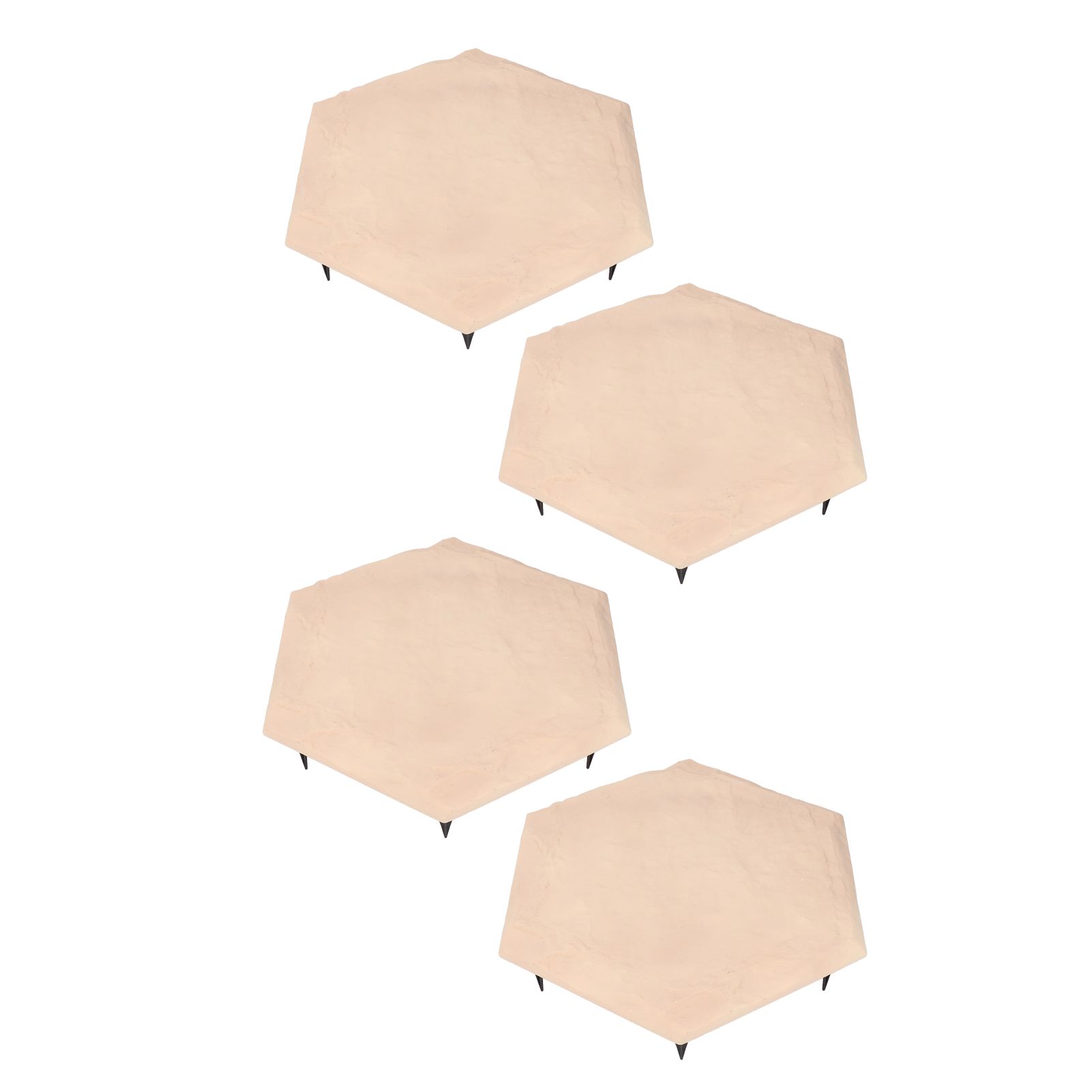 4pcs Stepping Stones Outdoor with 24pcs Ground Stakes Weather Resistant view 12