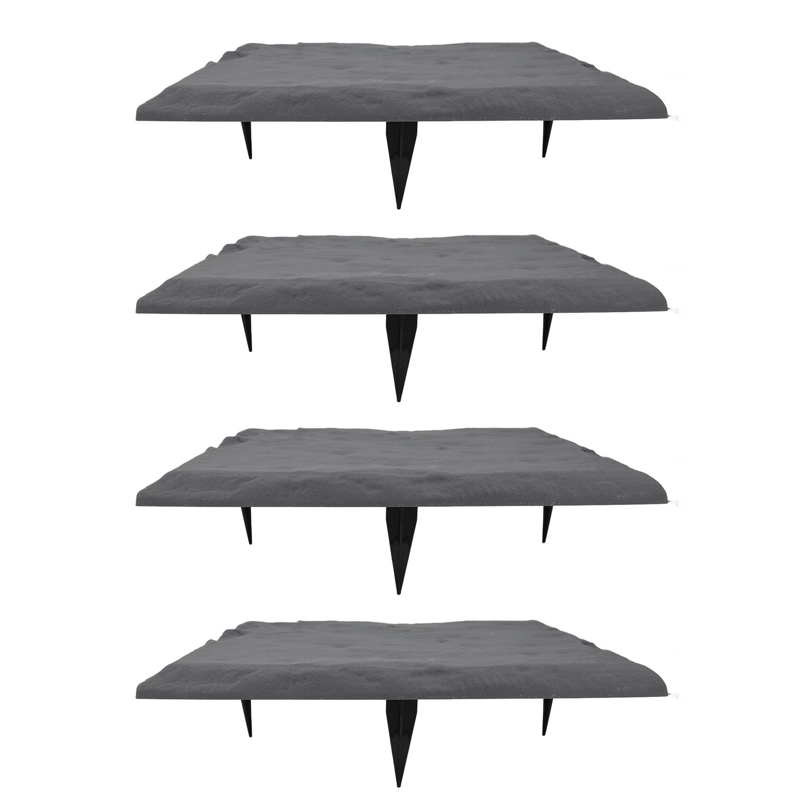 Stepping Stone with Ground Stakes Polypropylene Resin Weatherproof Garden view 4
