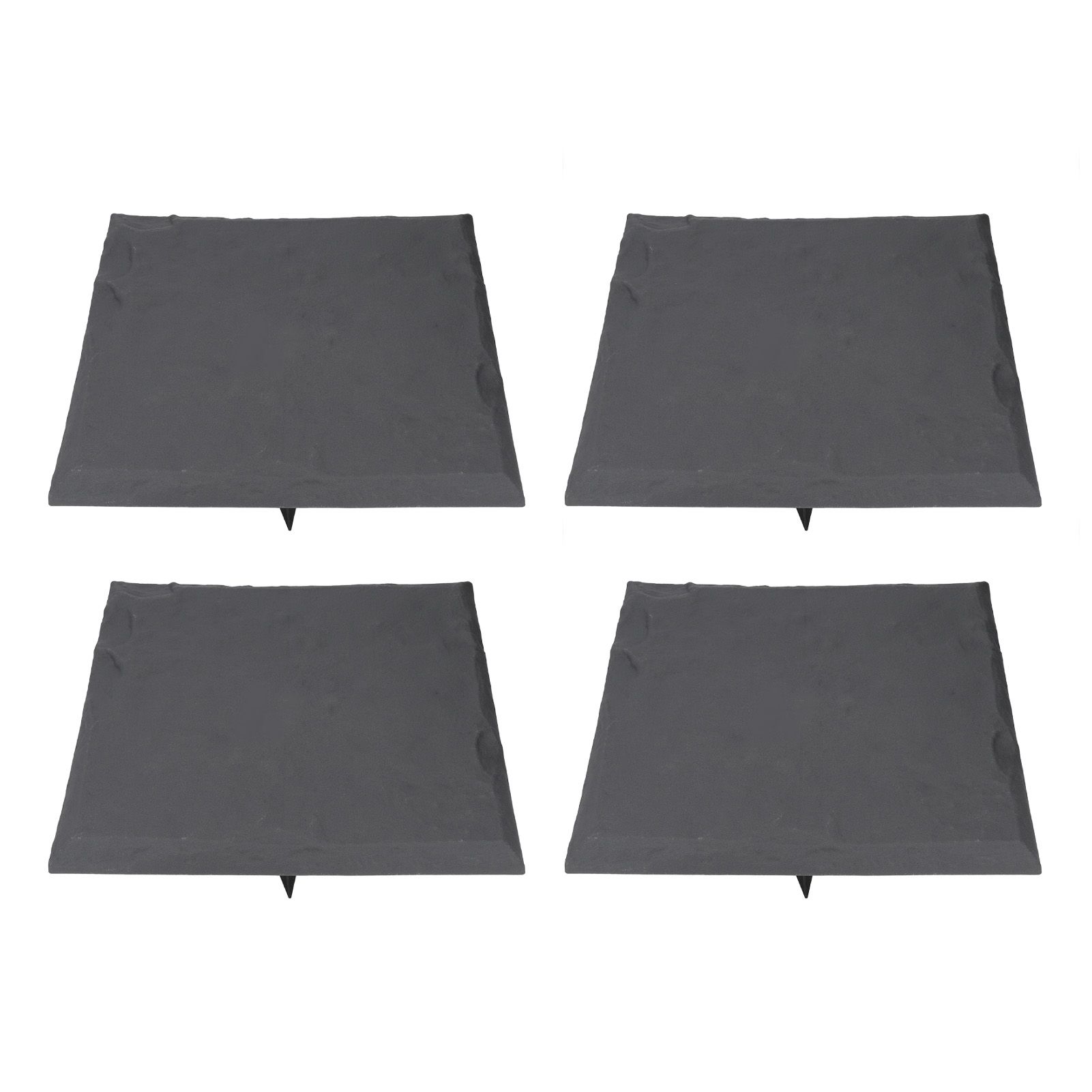 Stepping Stone with Ground Stakes Polypropylene Resin Weatherproof Garden view 10