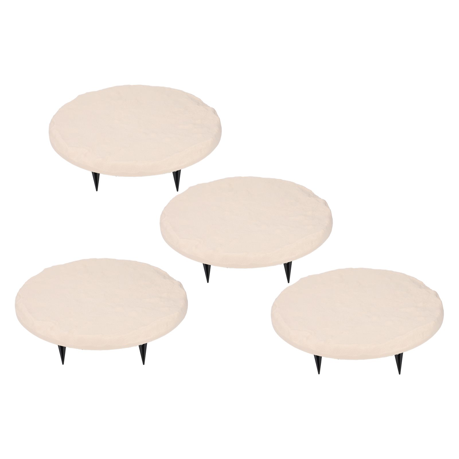 Outdoor Step Stones Decorative Polypropylene Resin Stepping Stones with Ground