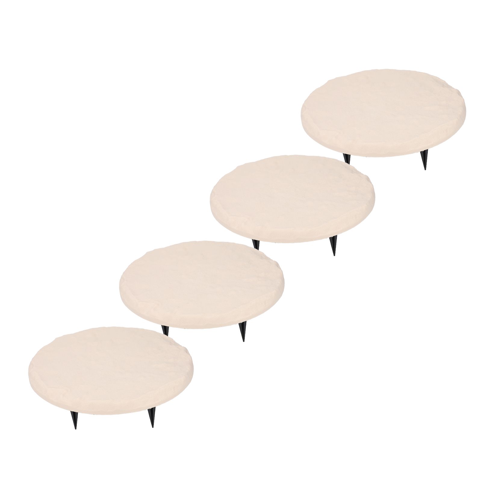 Outdoor Step Stones Decorative Polypropylene Resin Stepping Stones with Ground view 8