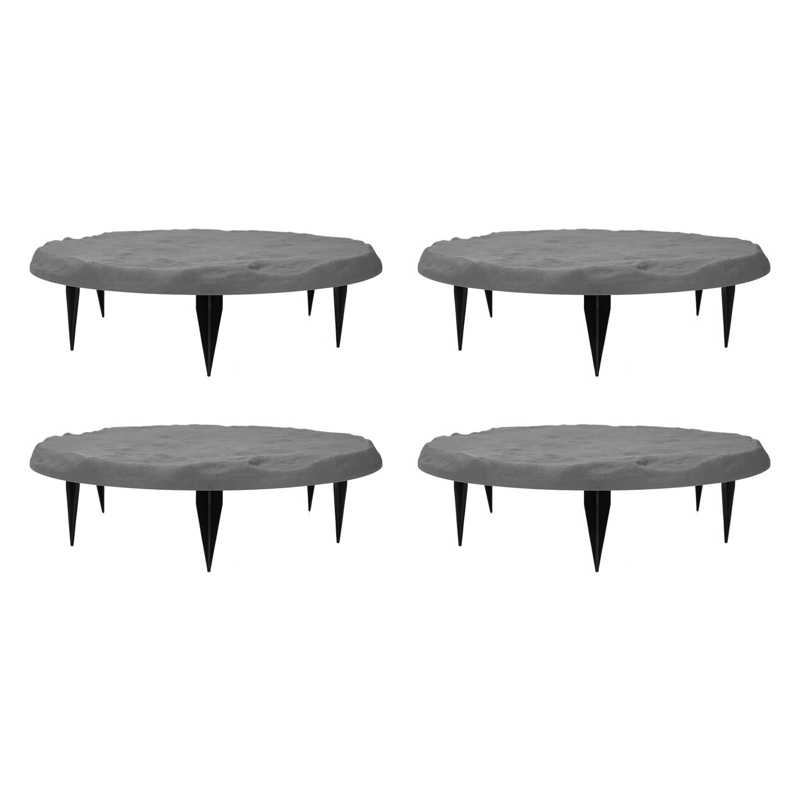 Outdoor Step Stones Decorative Polypropylene Resin Stepping Stones with Ground view 3