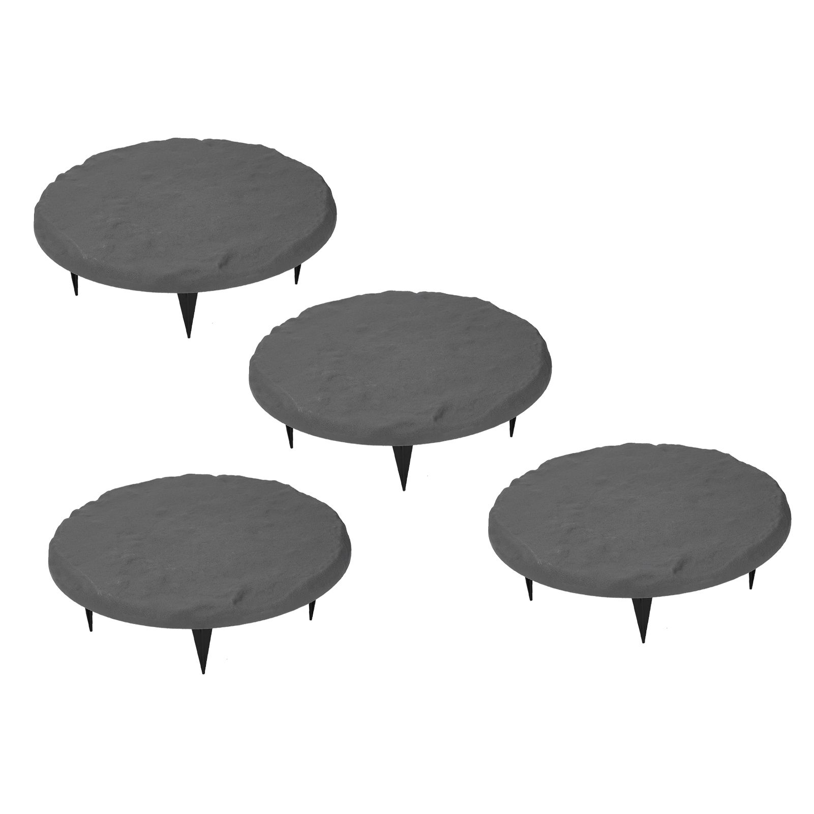 Outdoor Step Stones Decorative Polypropylene Resin Stepping Stones with Ground view 4