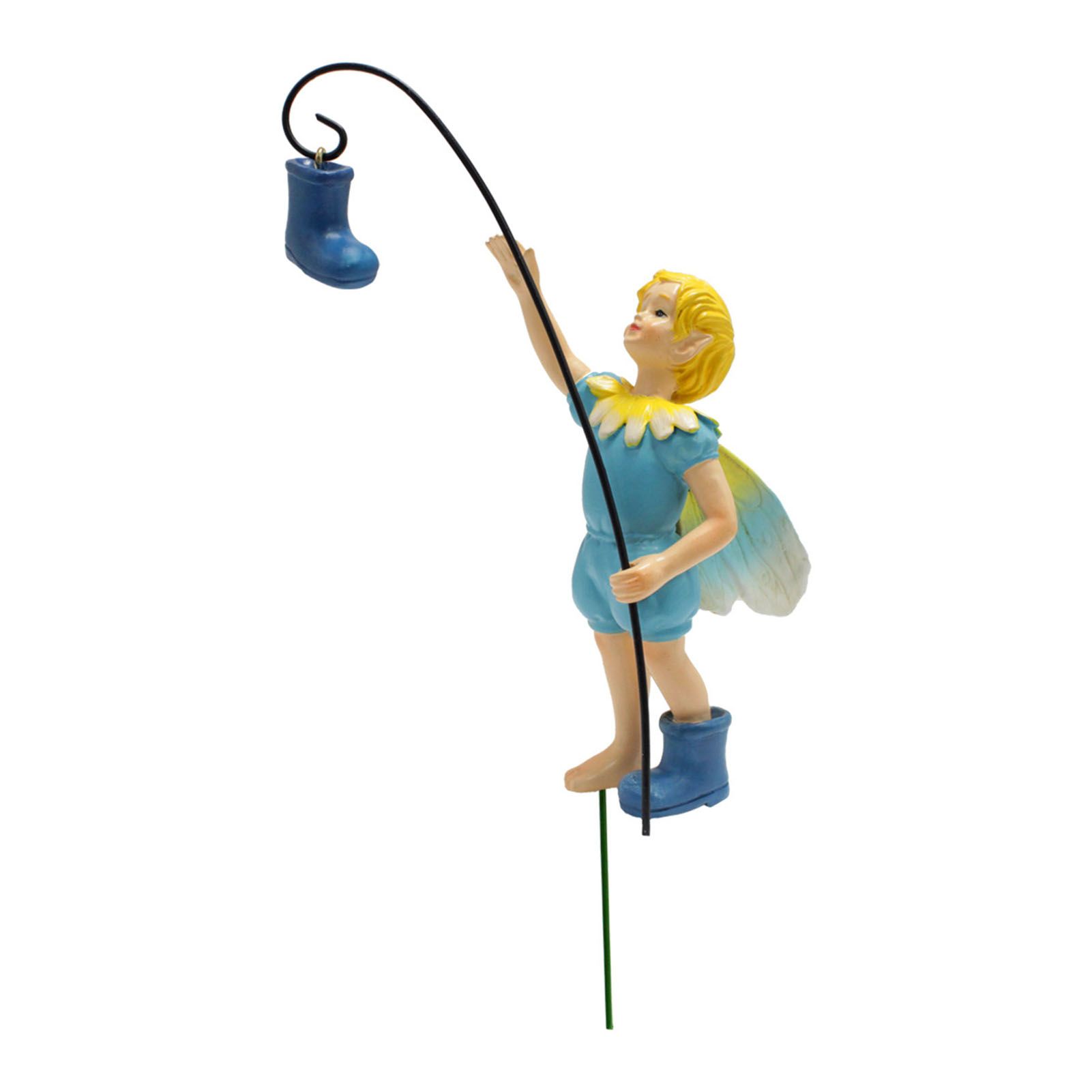 Micro Landscape Fairy Boy Decor for Garden Fairy Boy Boot Decoration Yard view 2