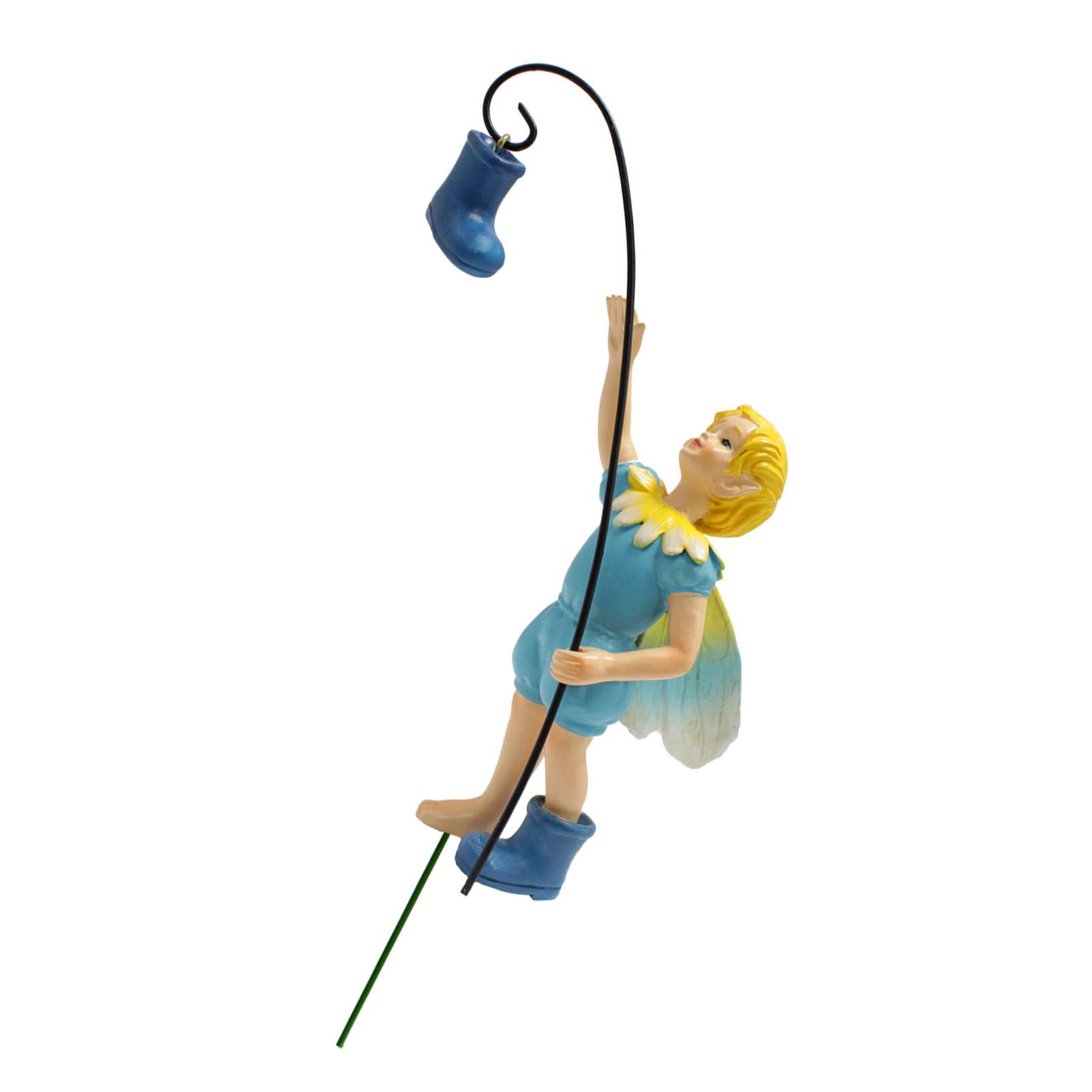 Micro Landscape Fairy Boy Decor for Garden Fairy Boy Boot Decoration Yard view 4