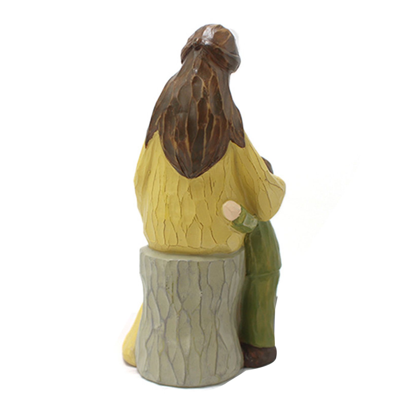 Mother Son Figurines Innovative Nordic Style Hand Painted Resin Mother Son view 4