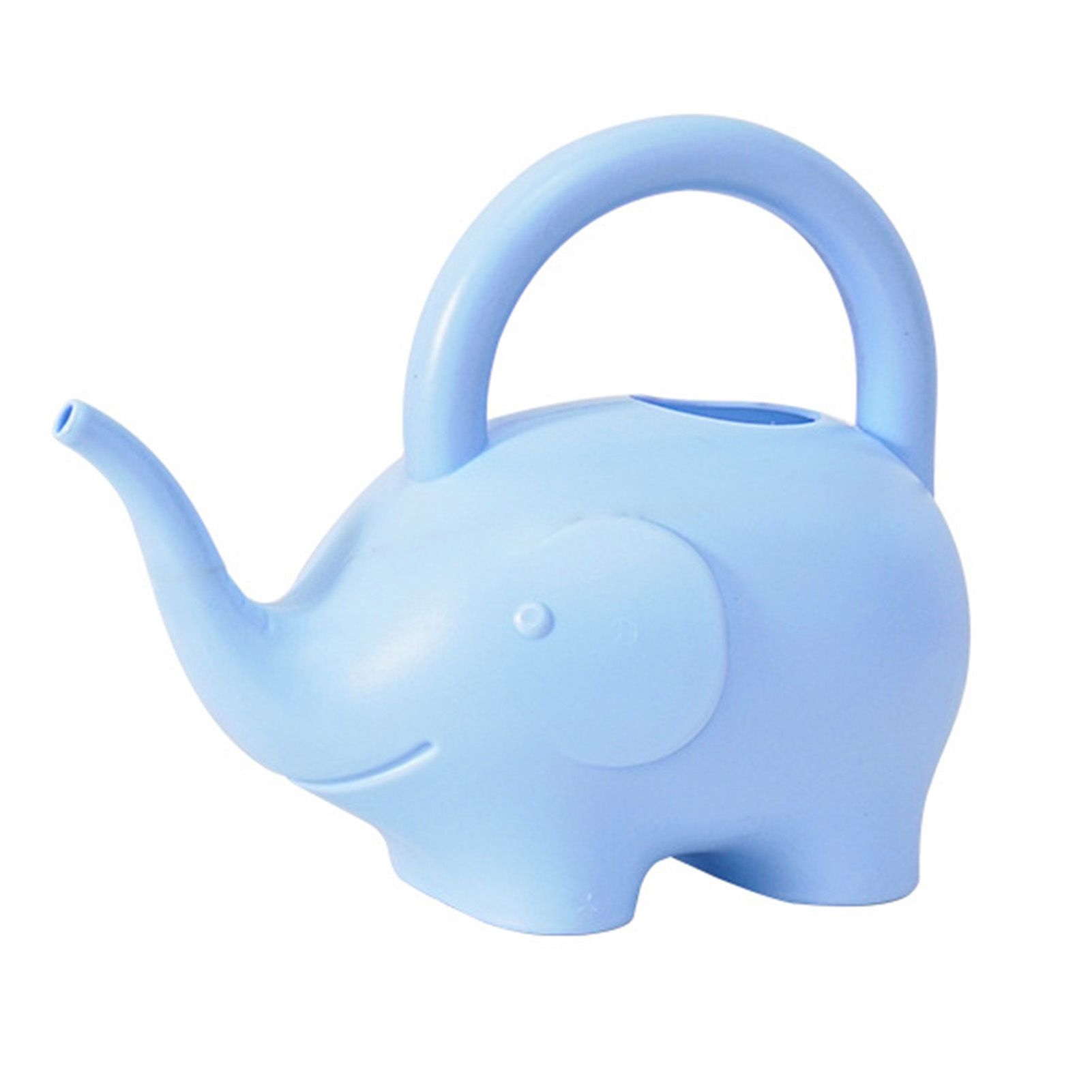 Cartoon Elephant Watering Can Plastic 1L Large Capacity Handheld Cute Animal view 3