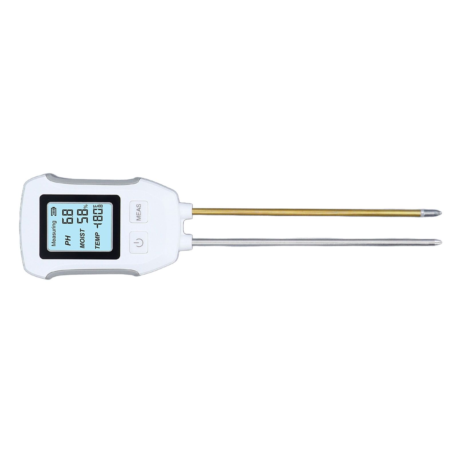 Soil Meter 3 in 1 High Accuracy PH Temperature Moist Dual Probe Soil Tester — image 1