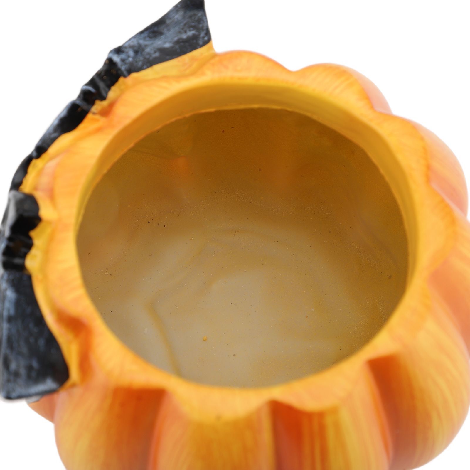 Pumpkin Planter Pot Decorative Ornament Resin Cute Pumpkin Face Vase for view 2
