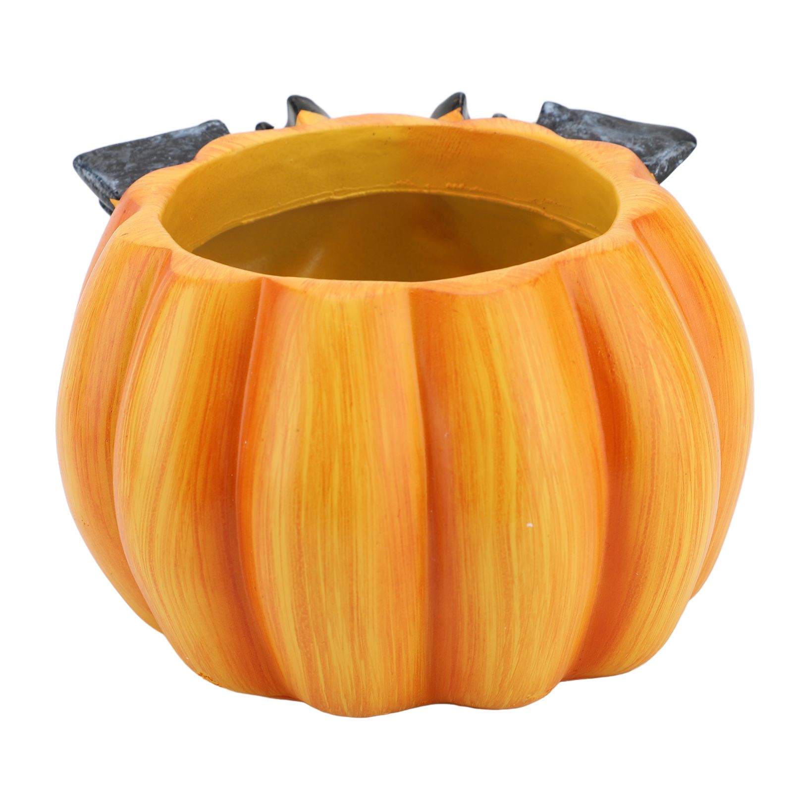Pumpkin Planter Pot Decorative Ornament Resin Cute Pumpkin Face Vase for view 7