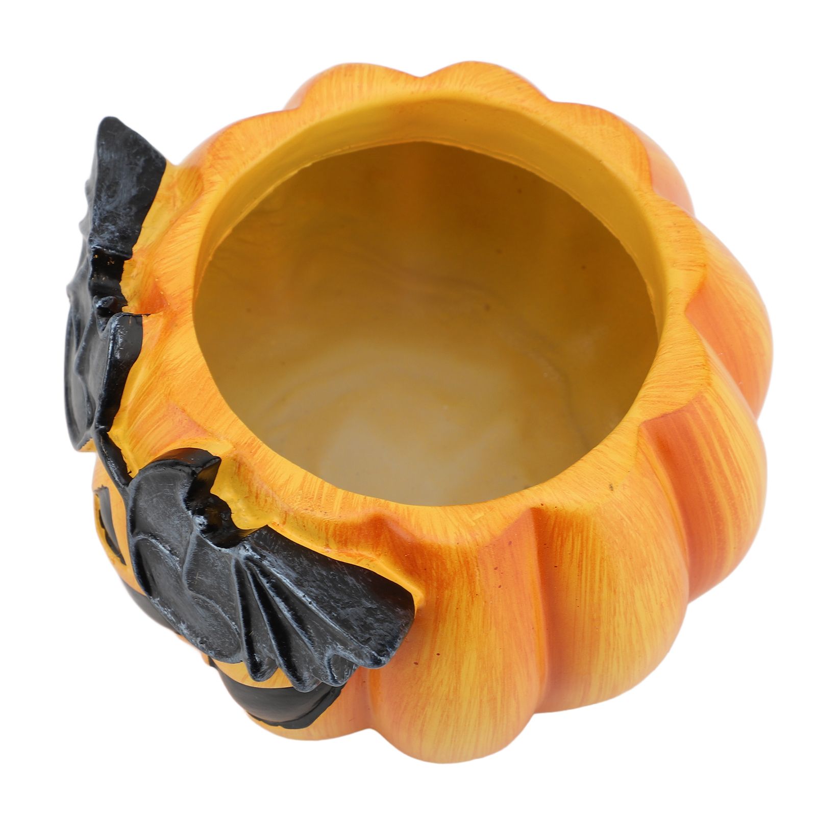 Pumpkin Planter Pot Decorative Ornament Resin Cute Pumpkin Face Vase for view 8