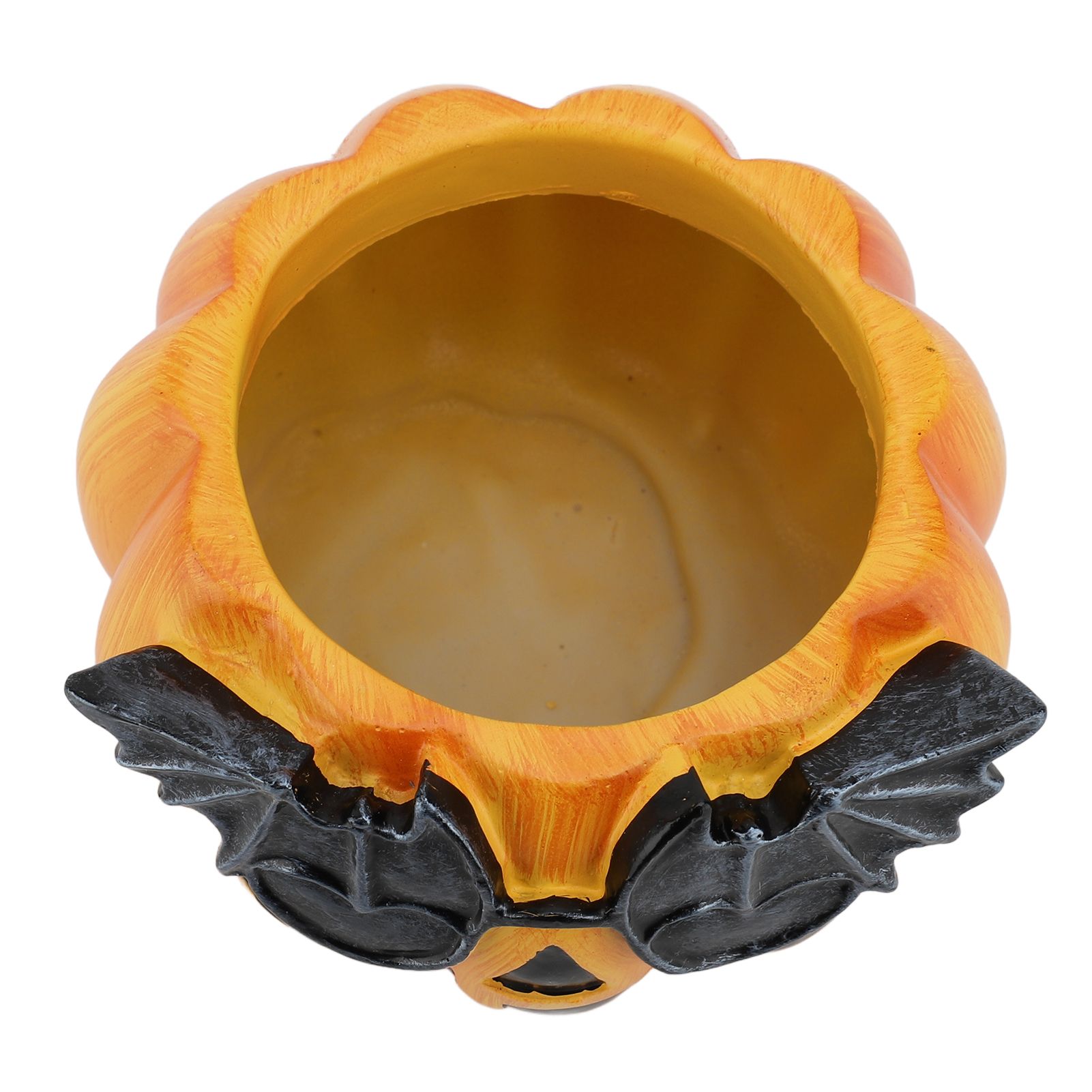 Pumpkin Planter Pot Decorative Ornament Resin Cute Pumpkin Face Vase for view 10