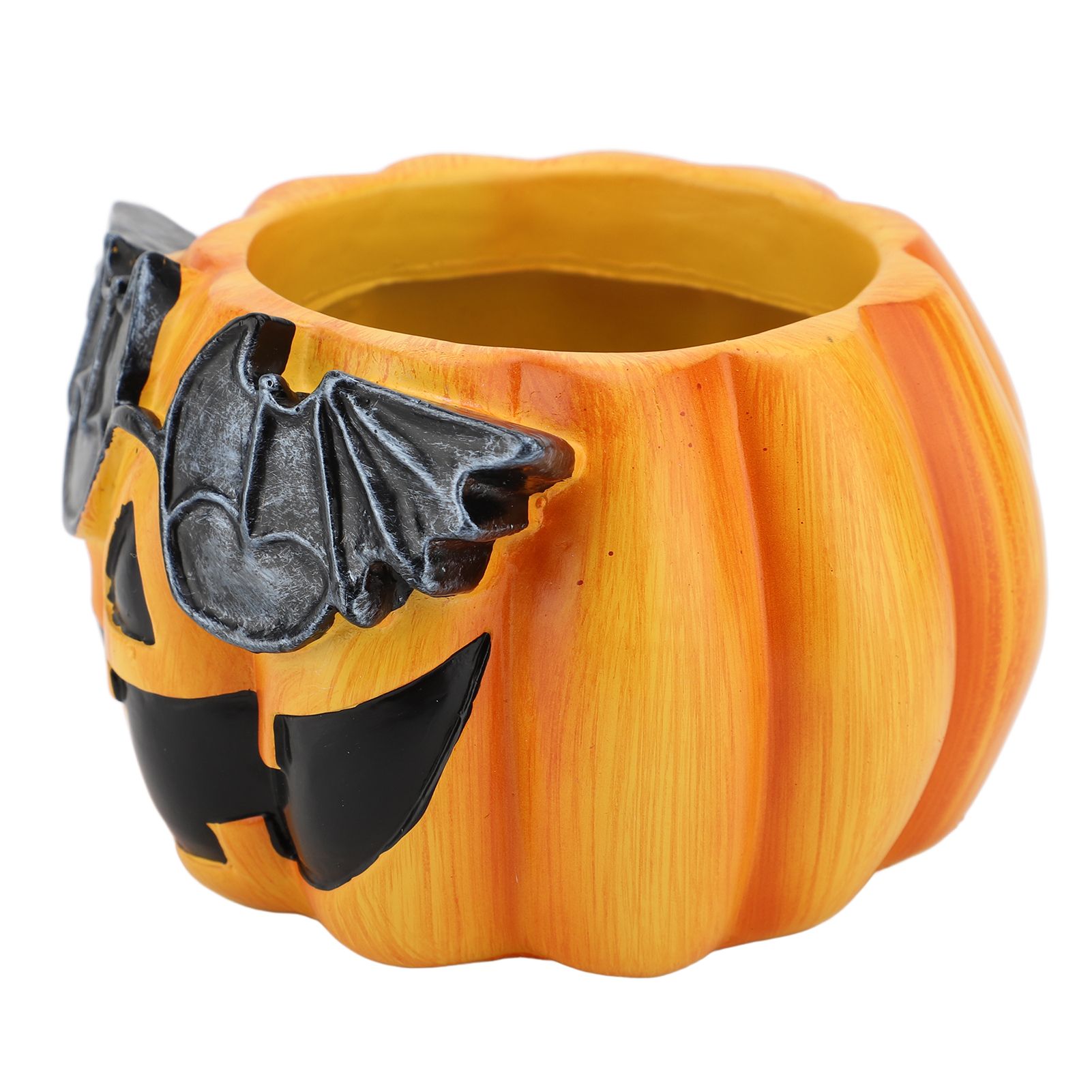 Pumpkin Planter Pot Decorative Ornament Resin Cute Pumpkin Face Vase for view 12