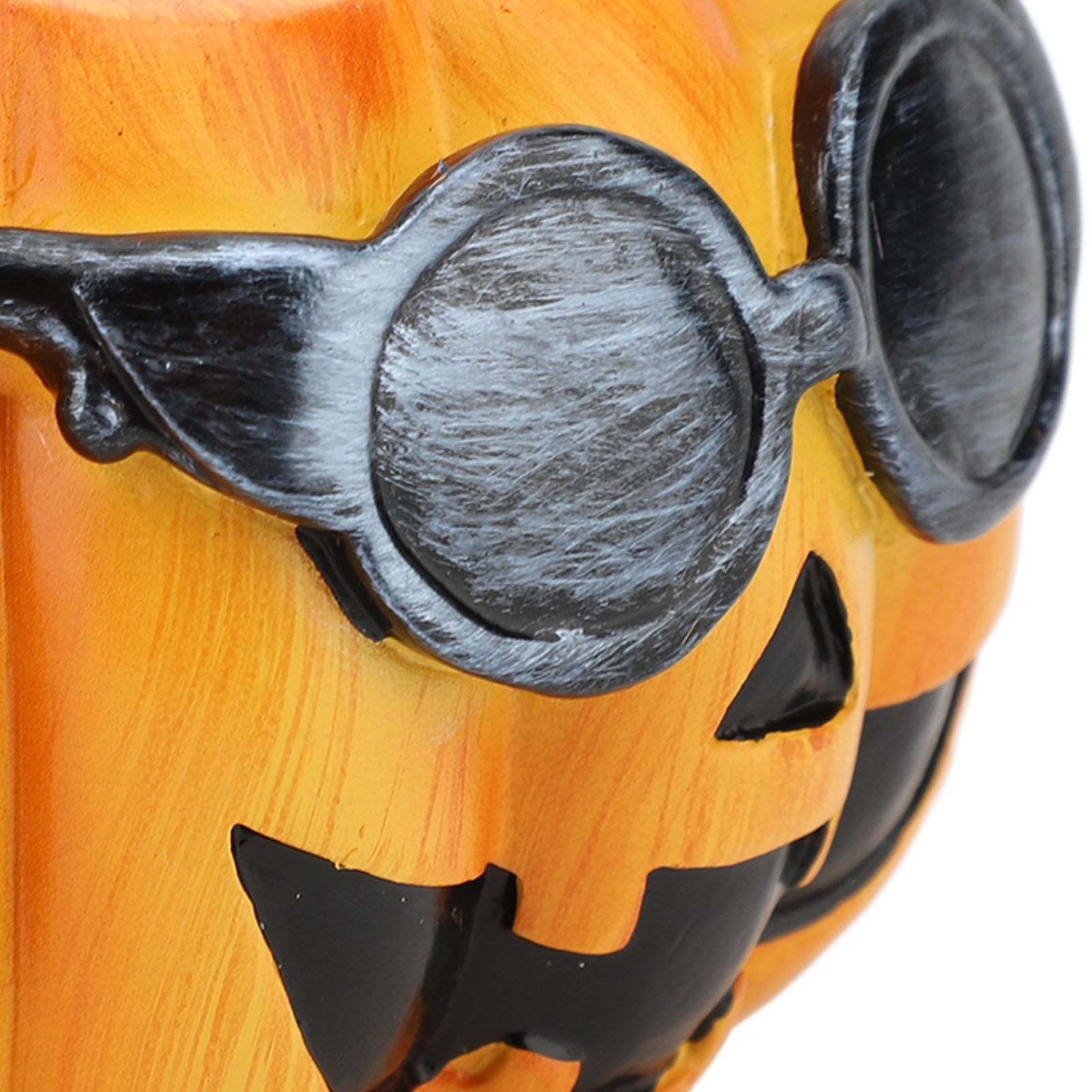 Resin Pumpkin Planter Pot Succulent Planter Cute Pumpkin Face Planter Orange view 7
