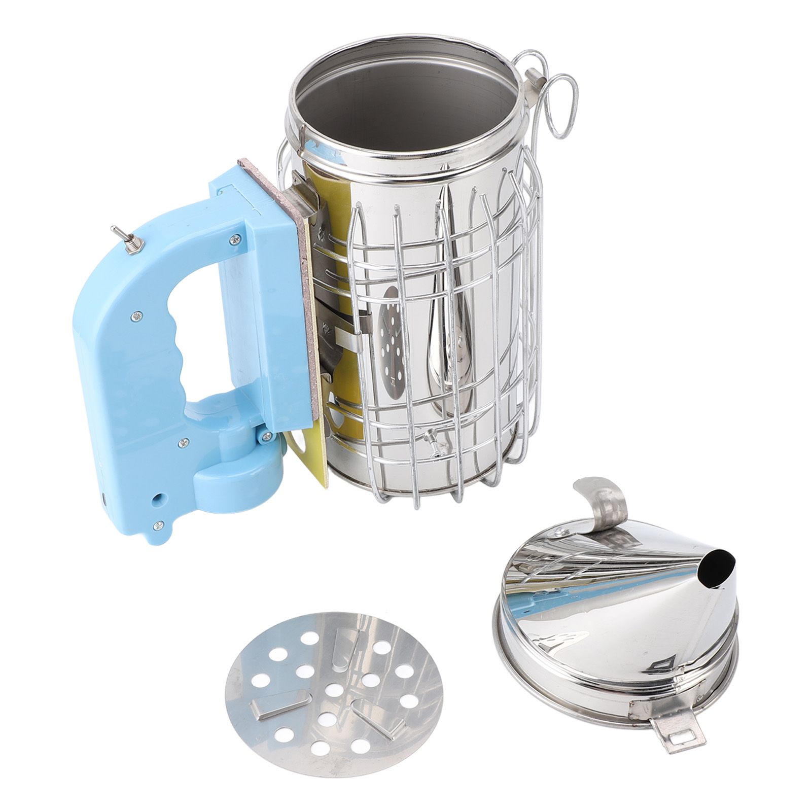 Electric Beehive Smoker Stainless Steel Plastic Handle Beekeeping Equipment view 3