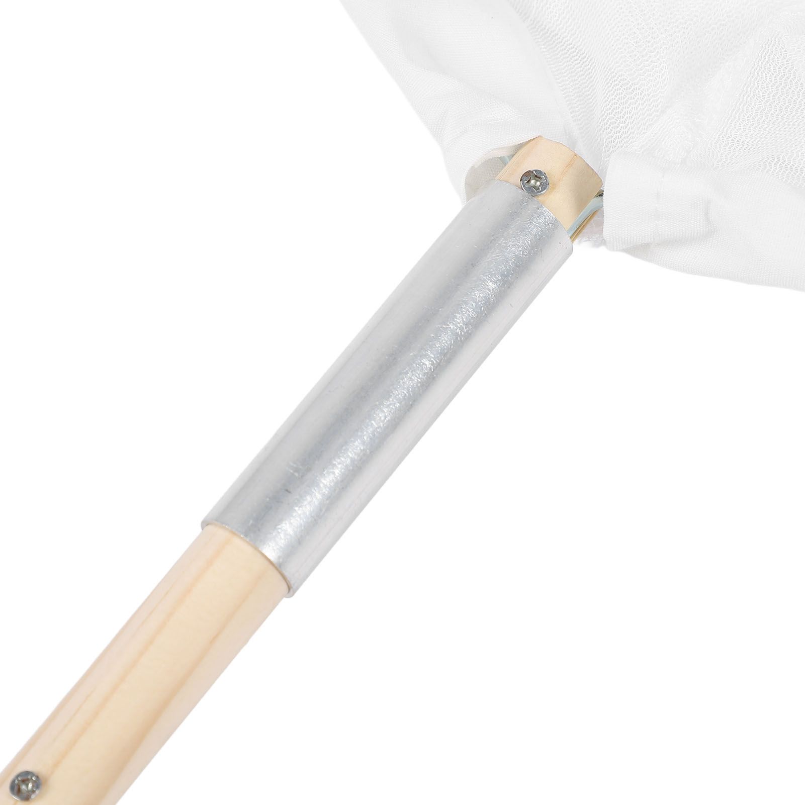Kids Fly Catching Net with Wood Pole Handle Polyester Iron Scalewing Fly Net view 7