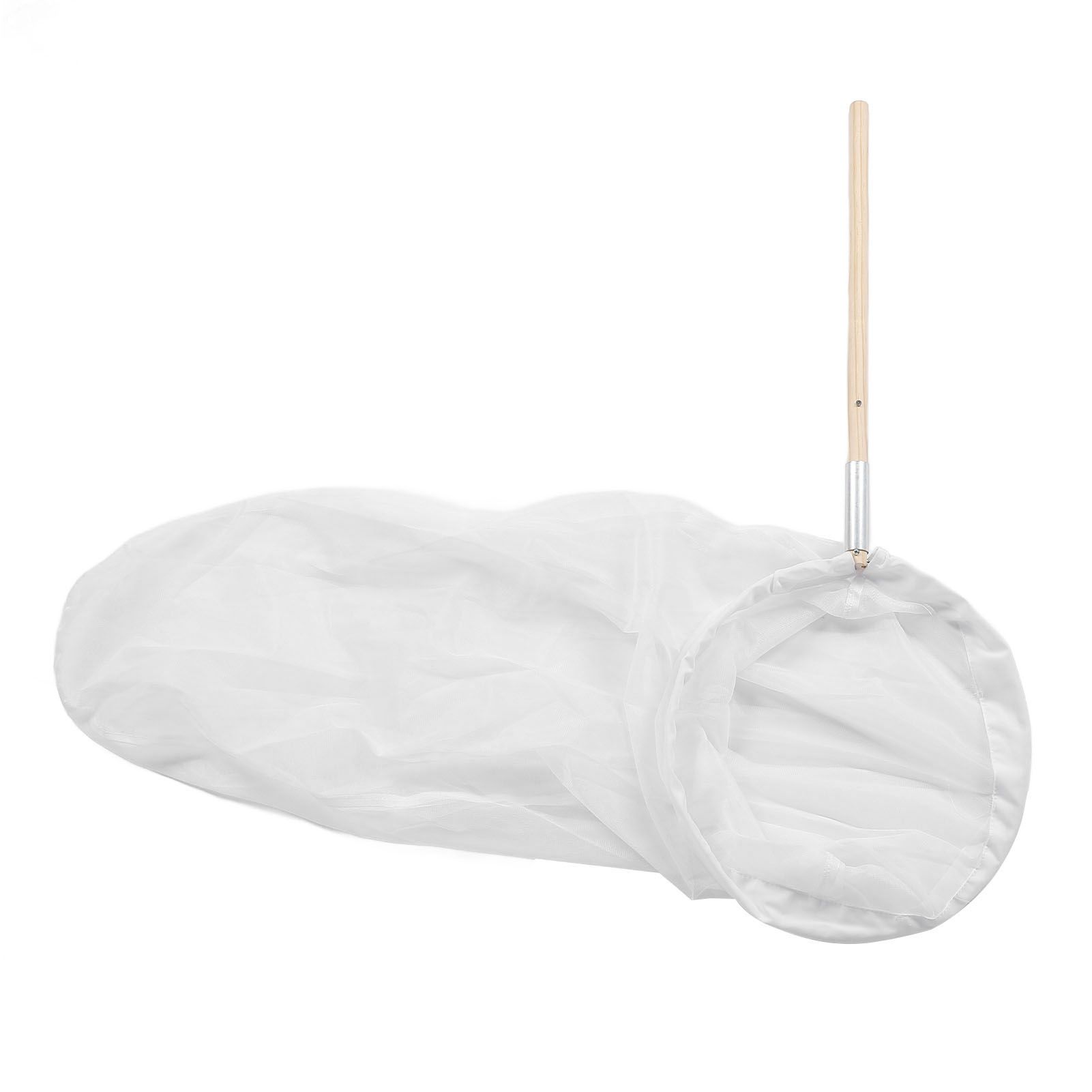 Kids Fly Catching Net with Wood Pole Handle Polyester Iron Scalewing Fly Net view 10