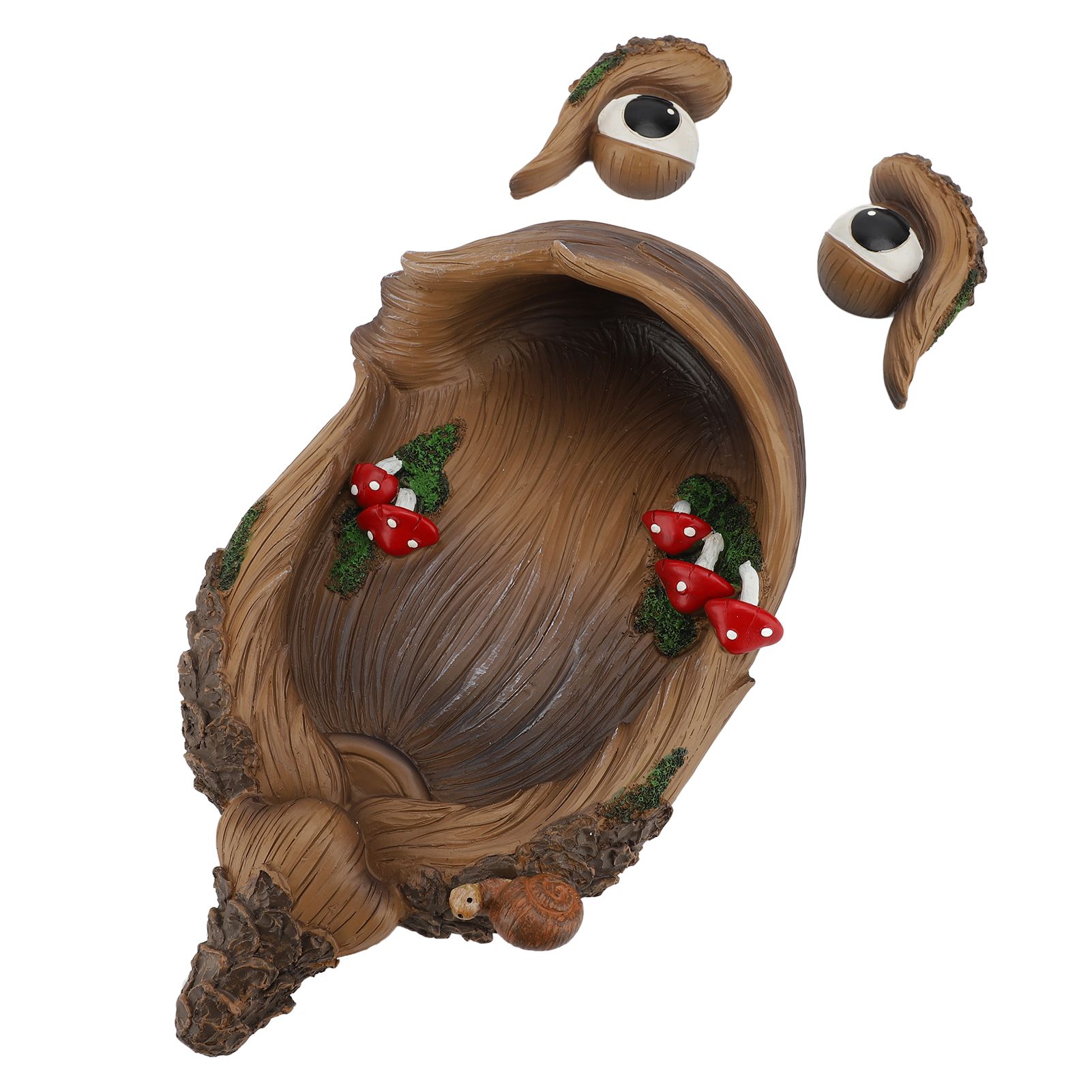 Tree Face Decor Bird Feeder Outdoor Fun Old Man Tree Hugger Sculpture Yard Art view 9
