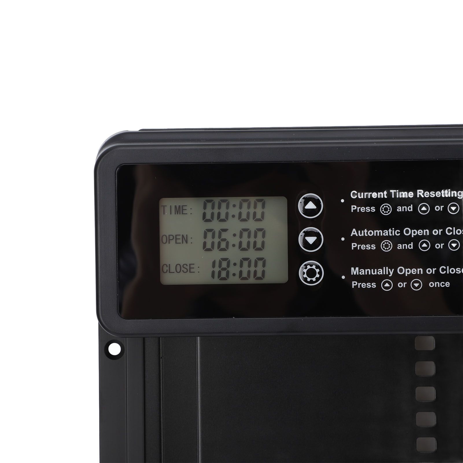 Automatic Chicken Coop Door Electric Timer IPX45 Waterproof Aluminum Alloy view 5