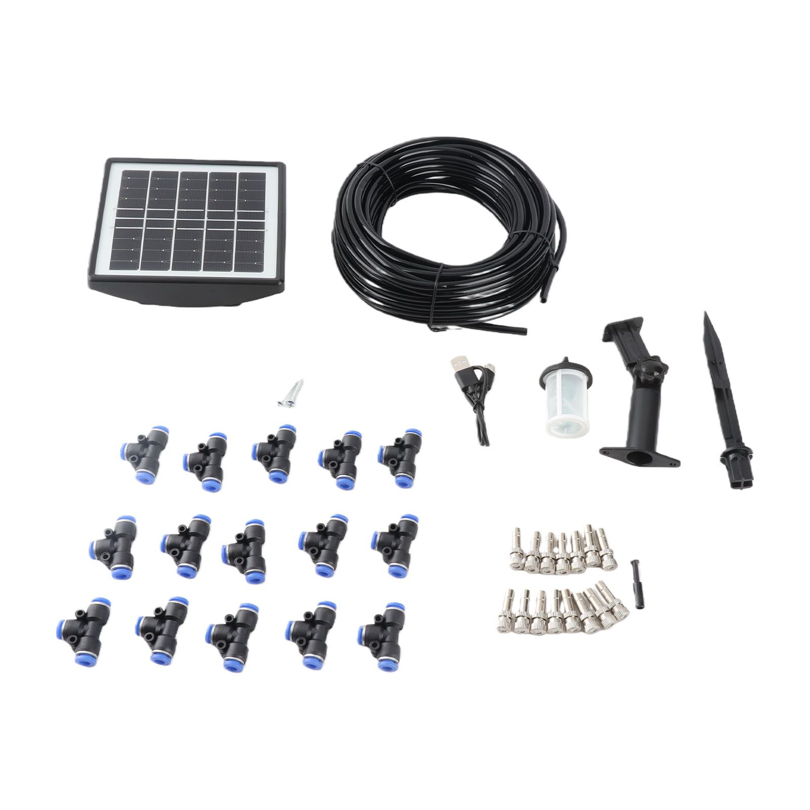 Spray Irrigation System Kit Solar Powered Timer Mode IP67 Water Proof view 3