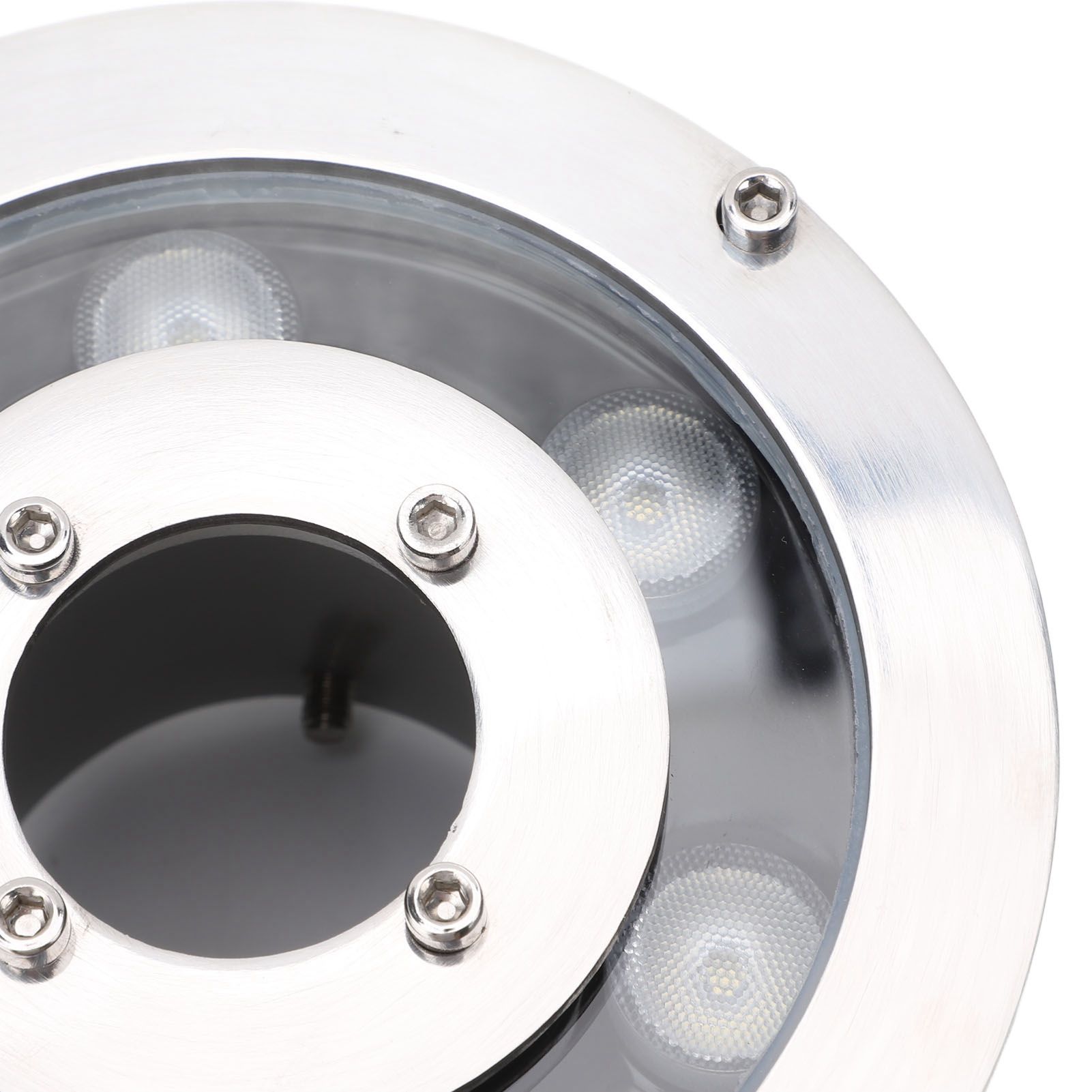 LED Fountain Light Stainless Steel High Brightness Submersible Underwater view 5