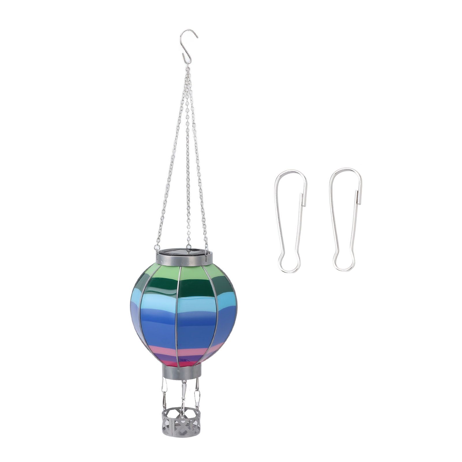 Hanging Solar Lantern Decoration Iron Solar Hanging Light Lamp for Garden Yard view 3