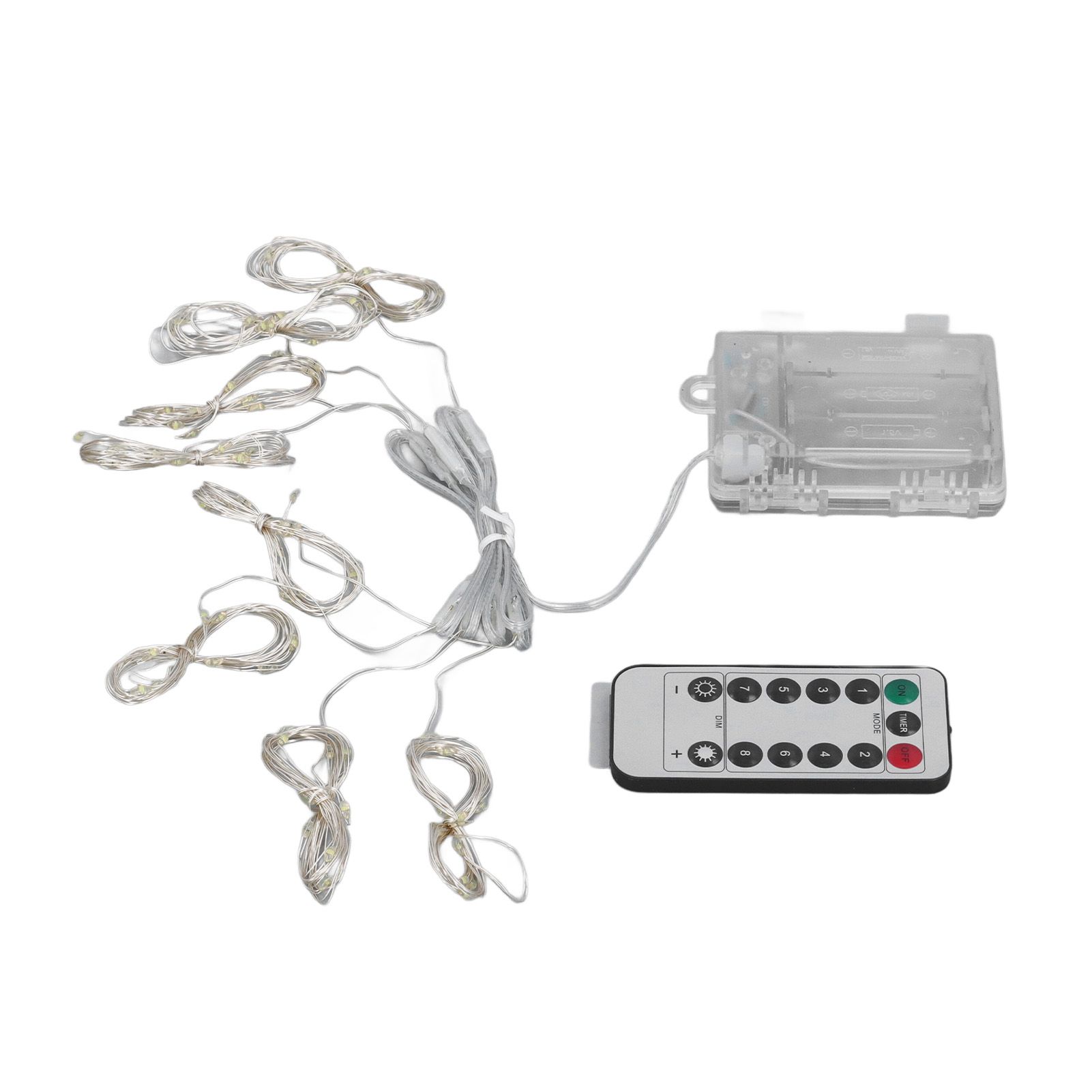 Umbrella String Light Waterproof Battery Operated Easy to Install LED String