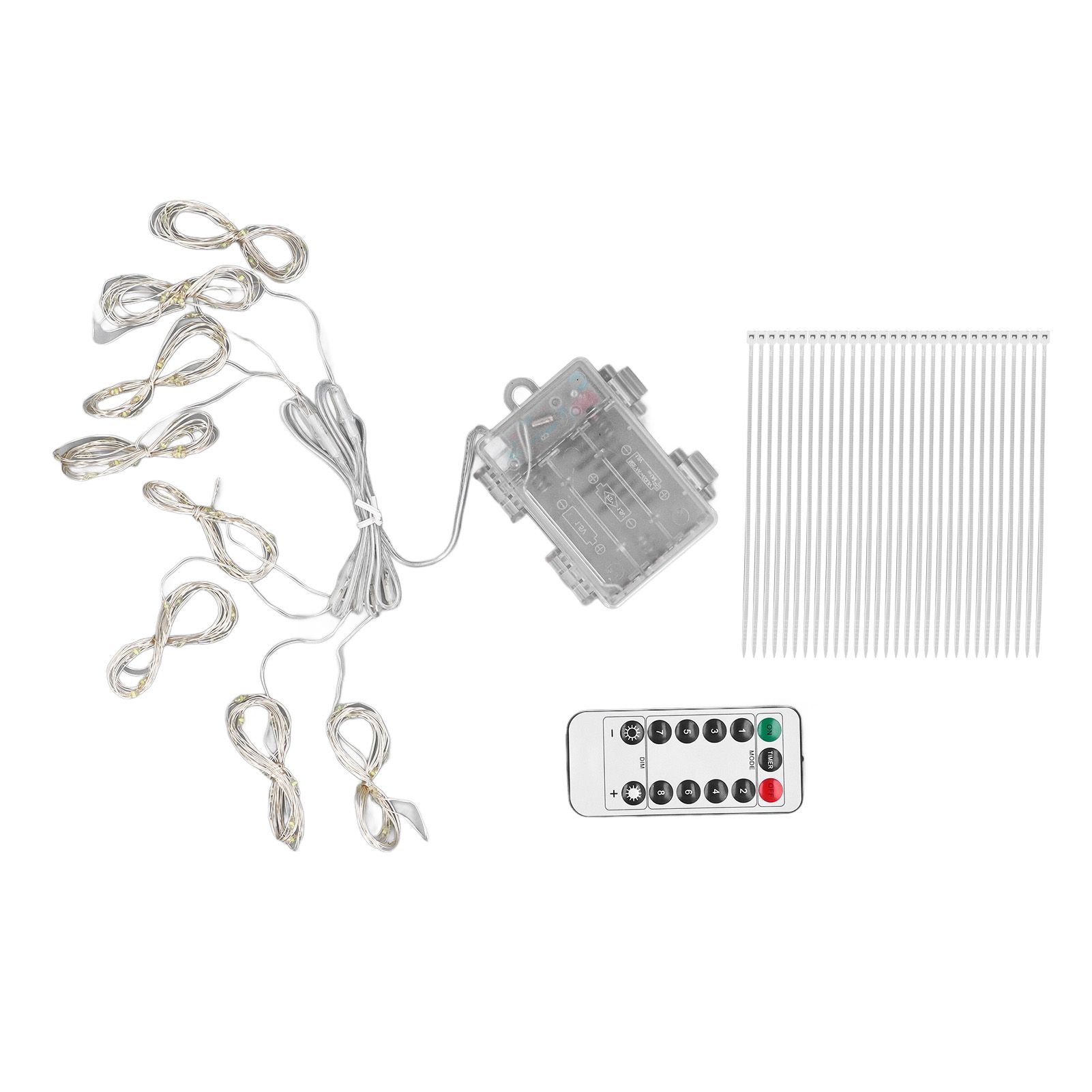 Umbrella String Light Waterproof Battery Operated Easy to Install LED String view 3