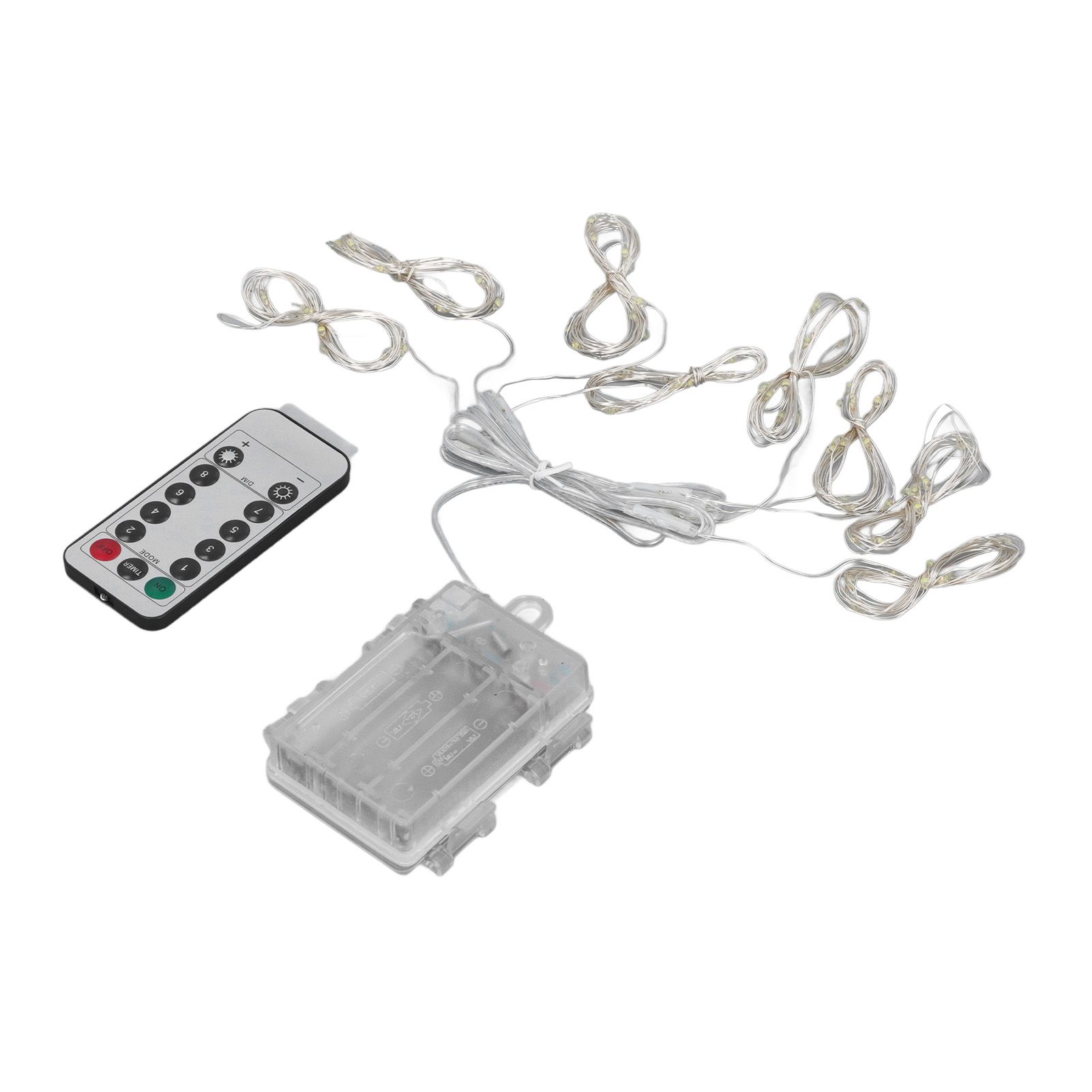 Umbrella String Light Waterproof Battery Operated Easy to Install LED String view 8