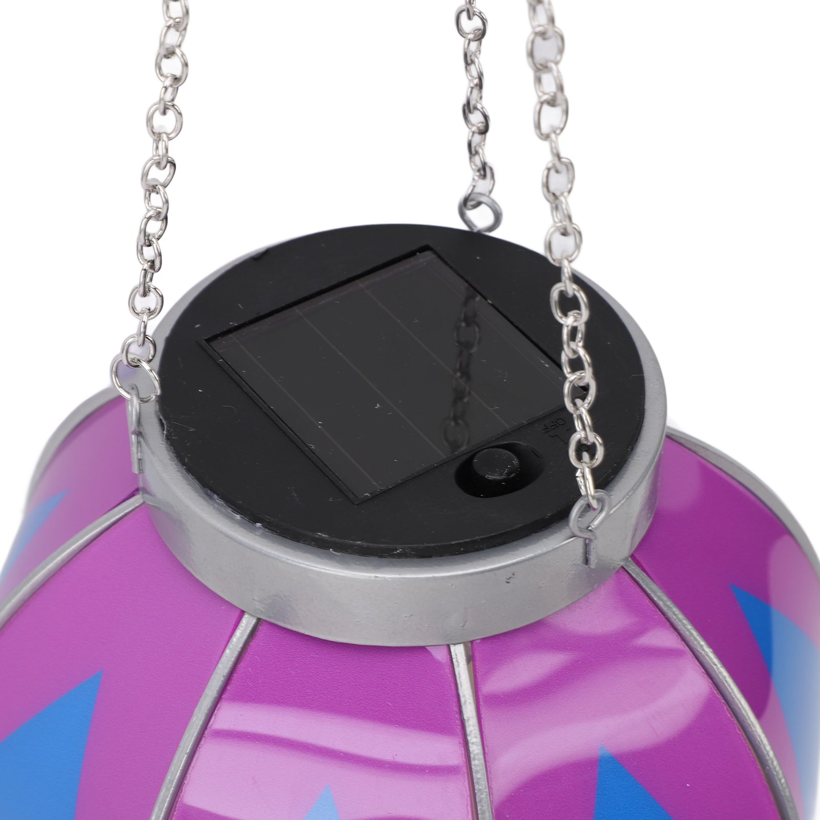 Hot Air Balloon Solar Lantern Iron Portable Hanging Outdoor Decorative Lantern view 2