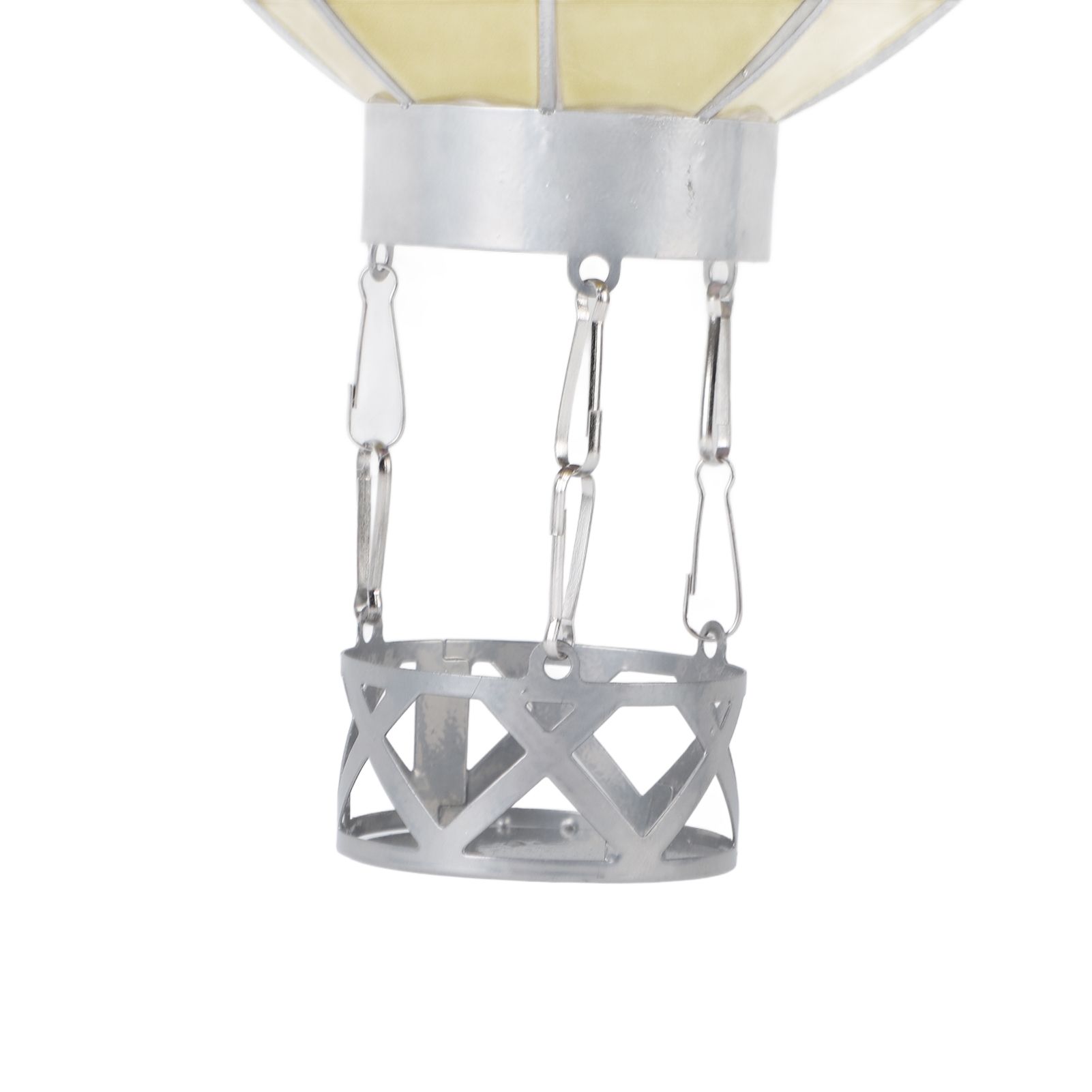 Hot Air Balloon Solar Lantern Iron Portable Hanging Outdoor Decorative Lantern view 7