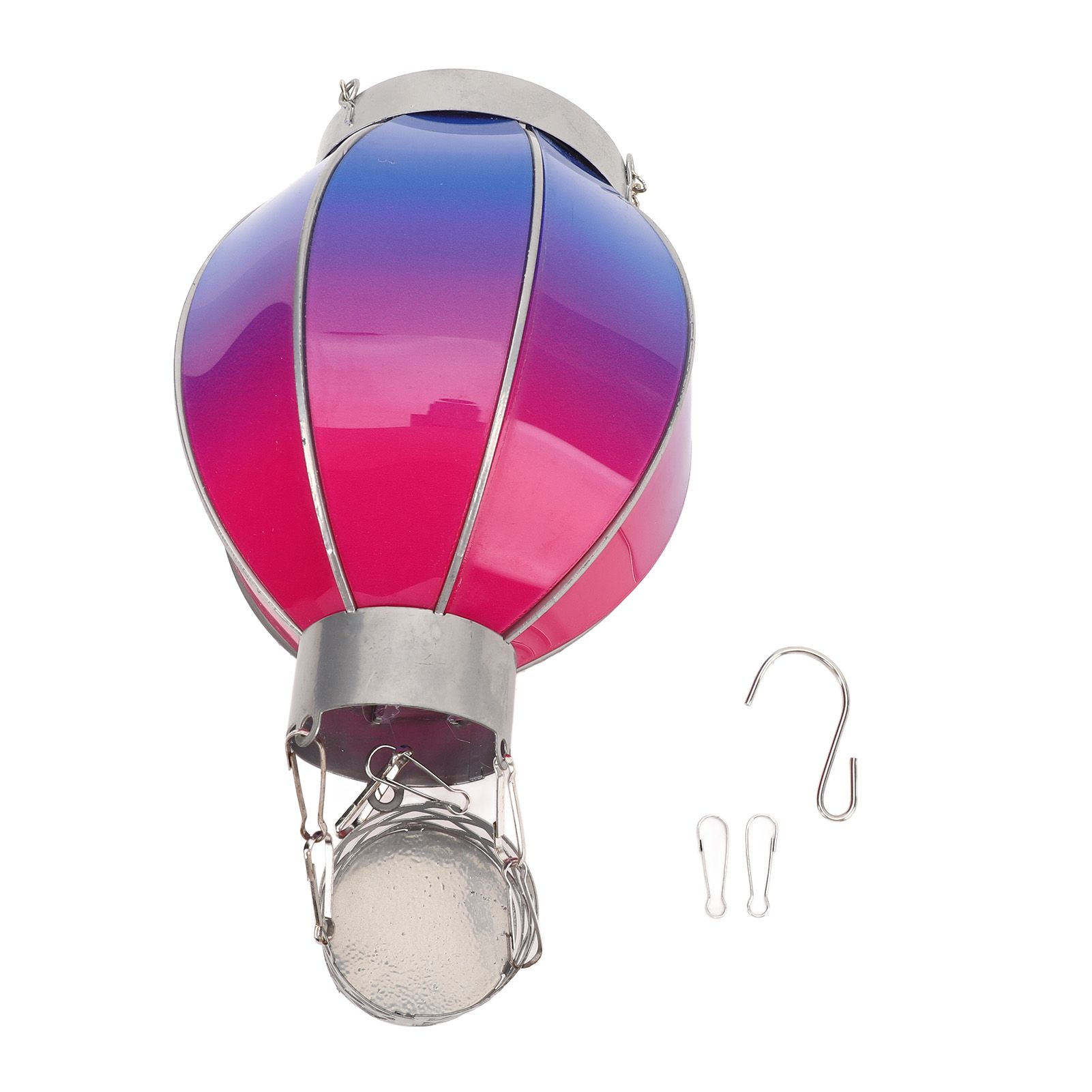 Hot Air Balloon Solar Lantern Auto Detection Versatile Stylish Look Iron view 3