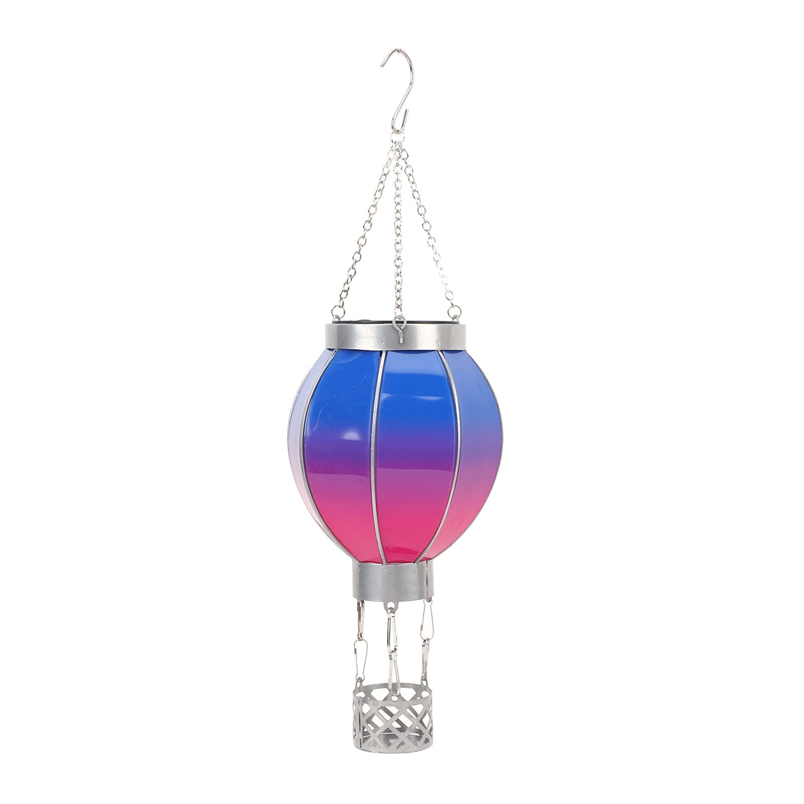 Hot Air Balloon Solar Lantern Auto Detection Versatile Stylish Look Iron view 4