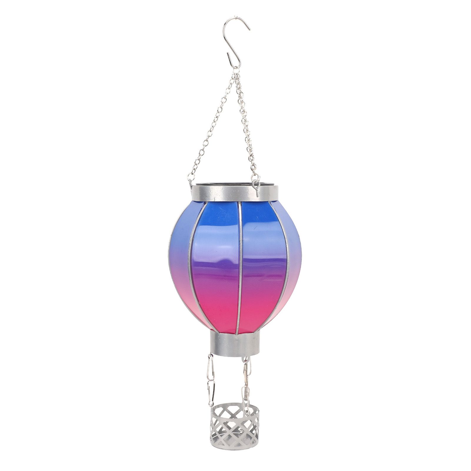 Hot Air Balloon Solar Lantern Auto Detection Versatile Stylish Look Iron view 8