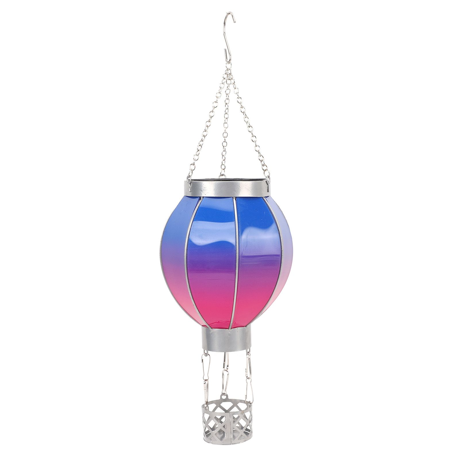 Hot Air Balloon Solar Lantern Auto Detection Versatile Stylish Look Iron view 10