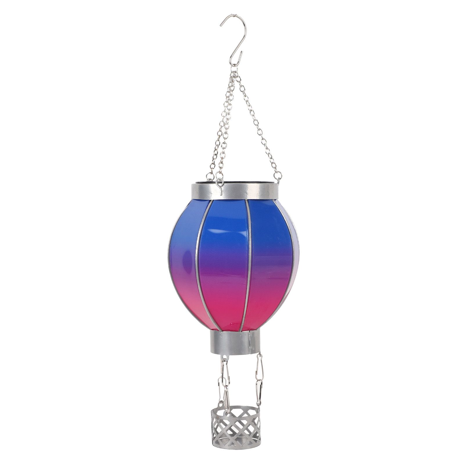 Hot Air Balloon Solar Lantern Auto Detection Versatile Stylish Look Iron view 11