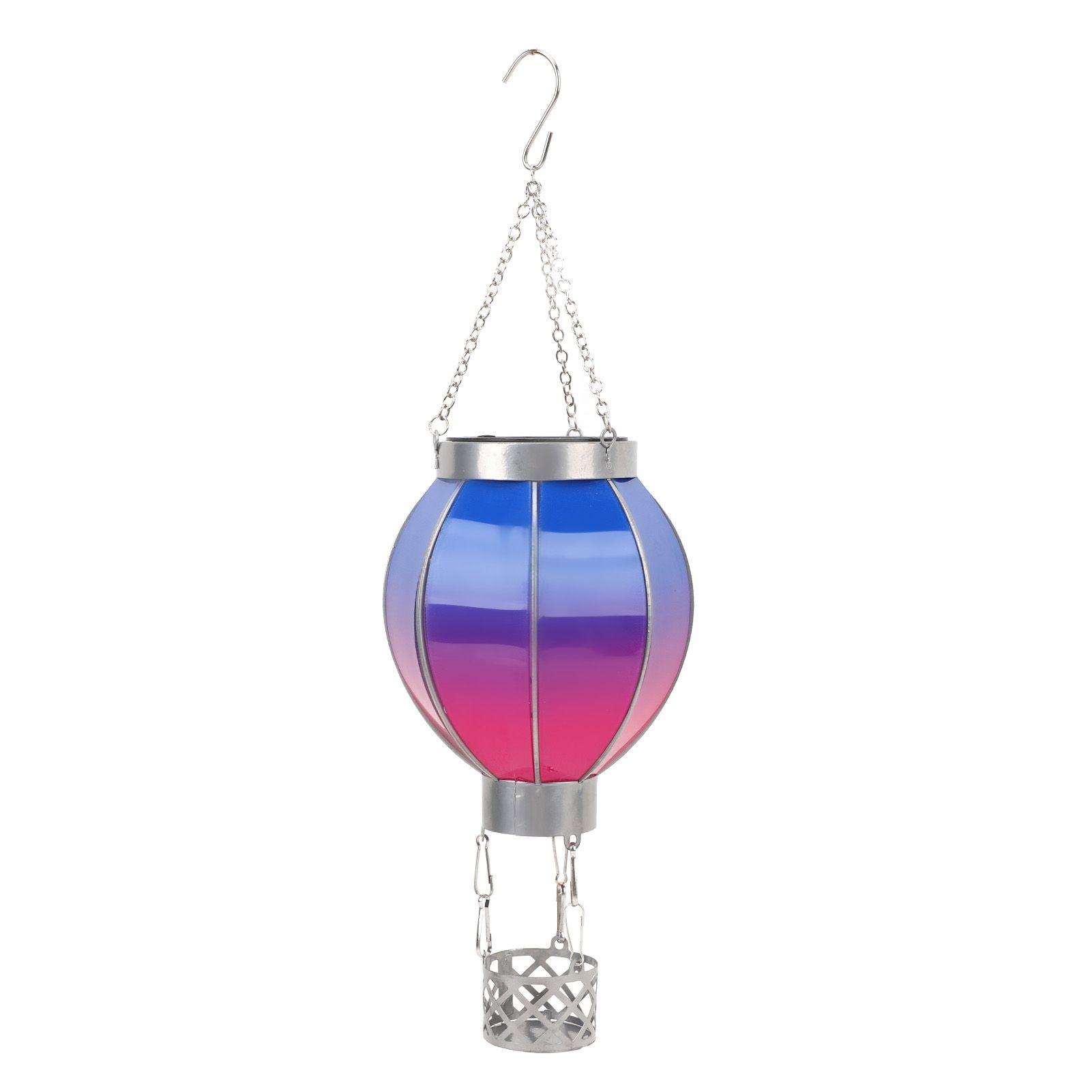 Hot Air Balloon Solar Lantern Auto Detection Versatile Stylish Look Iron view 12