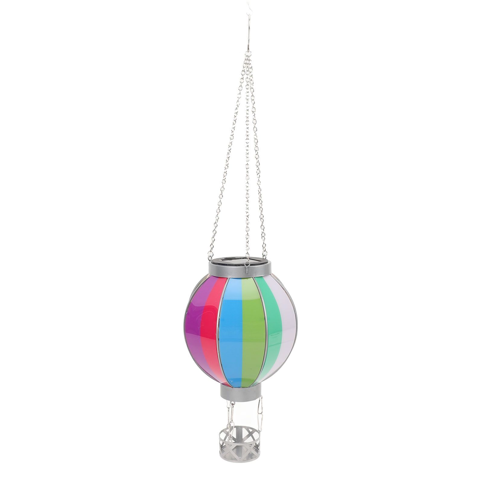 Hot Air Balloon Solar Lantern with Candle Holder Decorative Solar Hot Air view 3