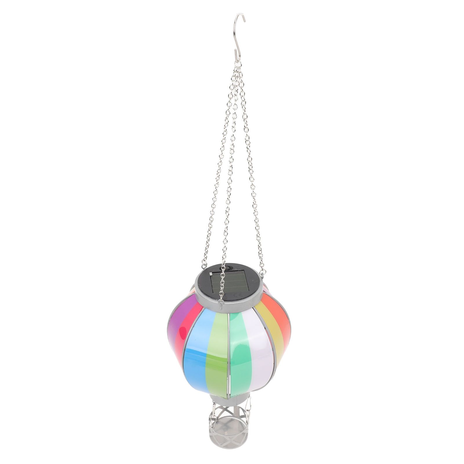 Hot Air Balloon Solar Lantern with Candle Holder Decorative Solar Hot Air view 4