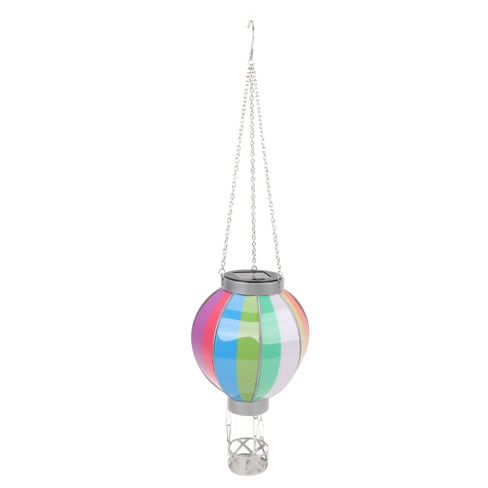 Hot Air Balloon Solar Lantern with Candle Holder Decorative Solar Hot Air view 6