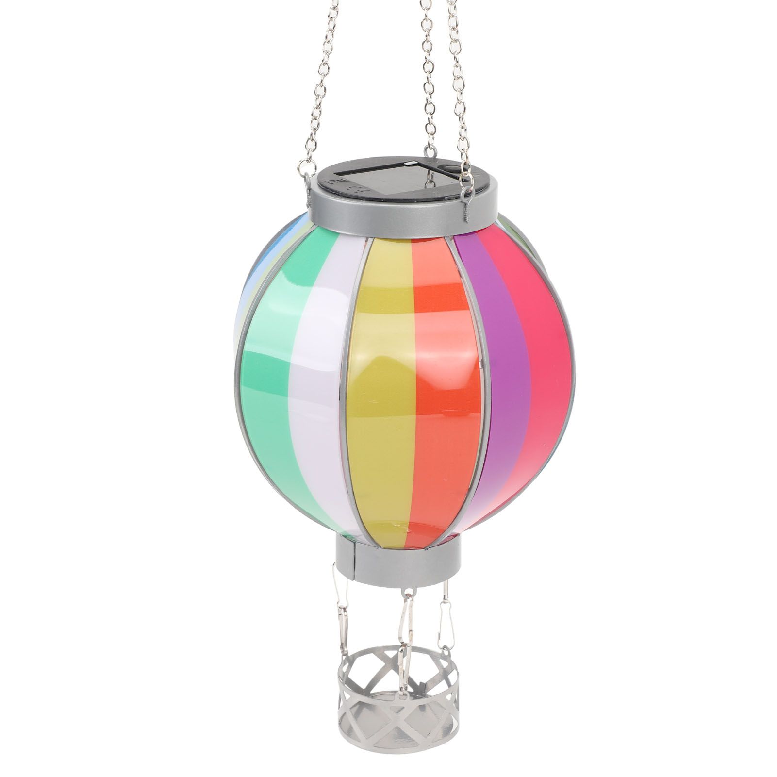 Hot Air Balloon Solar Lantern with Candle Holder Decorative Solar Hot Air view 7