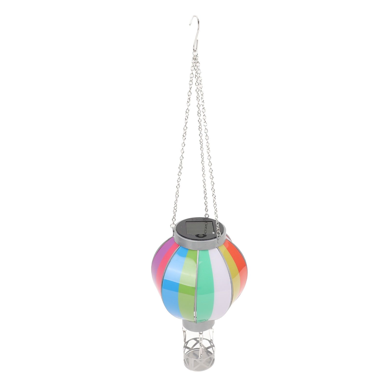 Hot Air Balloon Solar Lantern with Candle Holder Decorative Solar Hot Air view 8