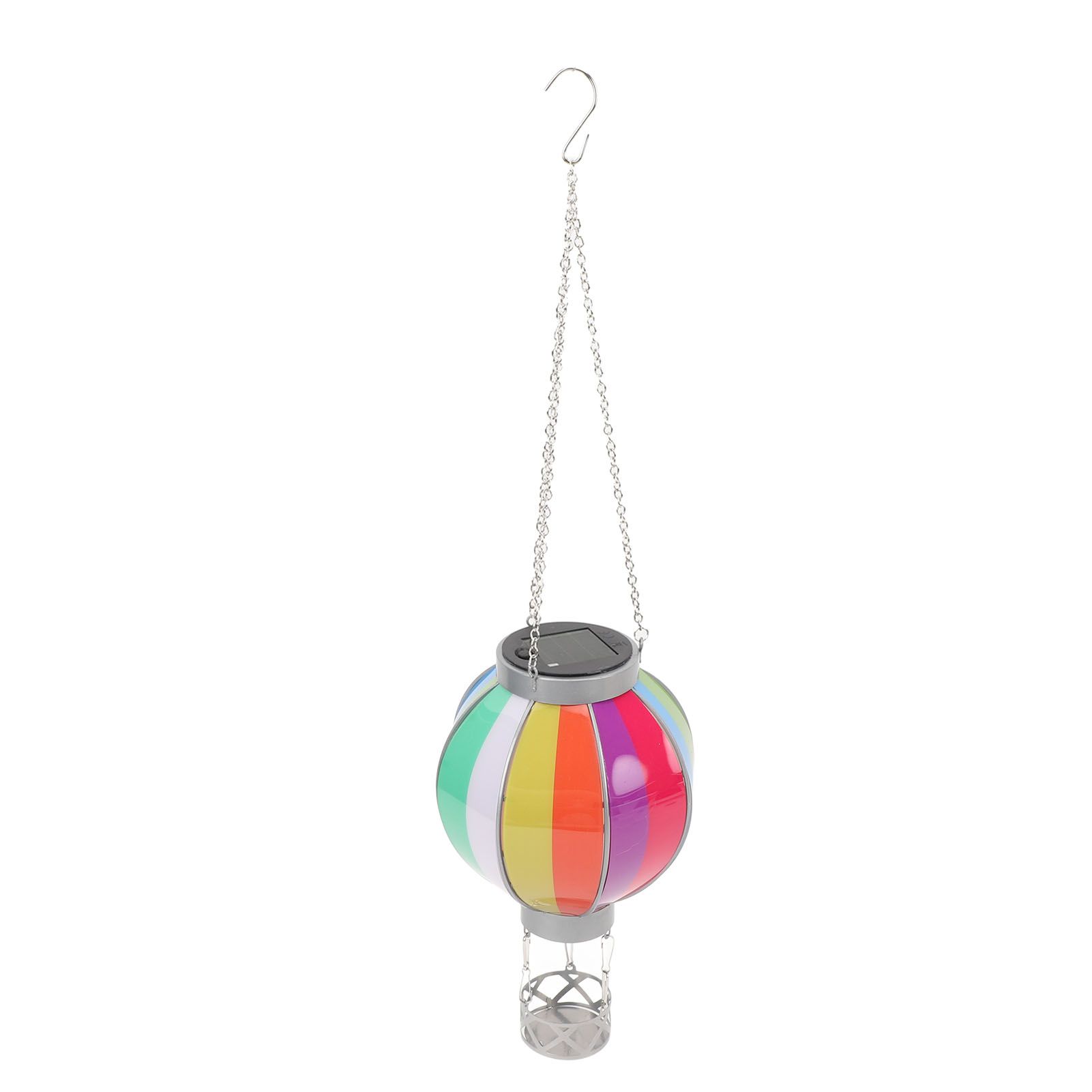 Hot Air Balloon Solar Lantern with Candle Holder Decorative Solar Hot Air view 10