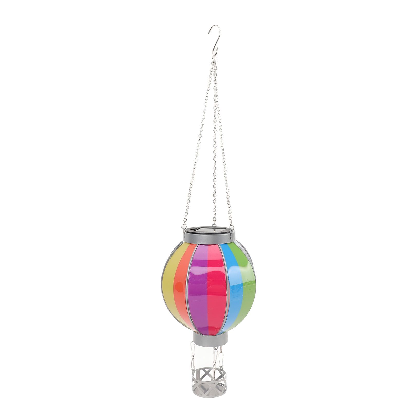 Hot Air Balloon Solar Lantern with Candle Holder Decorative Solar Hot Air view 11