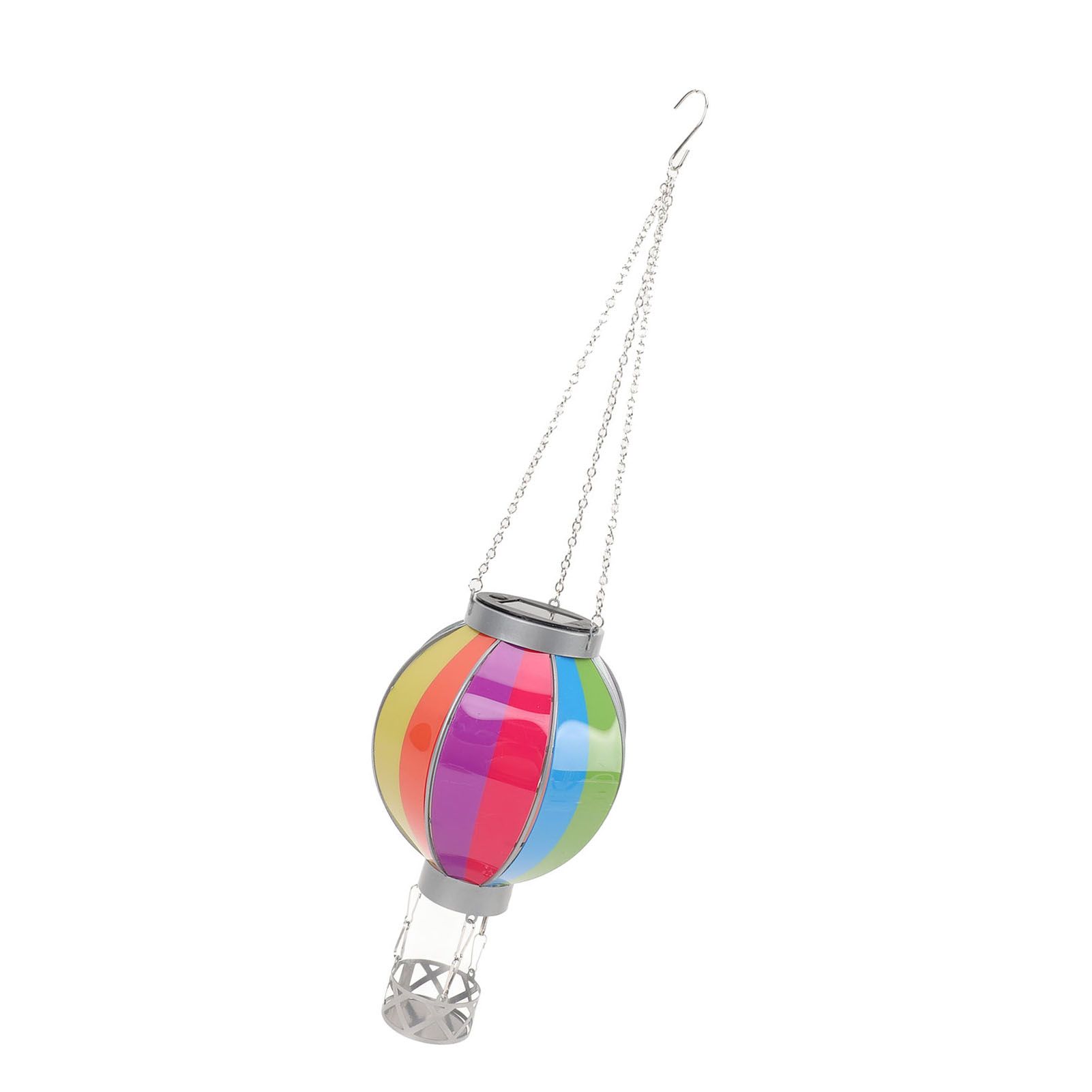 Hot Air Balloon Solar Lantern with Candle Holder Decorative Solar Hot Air view 12