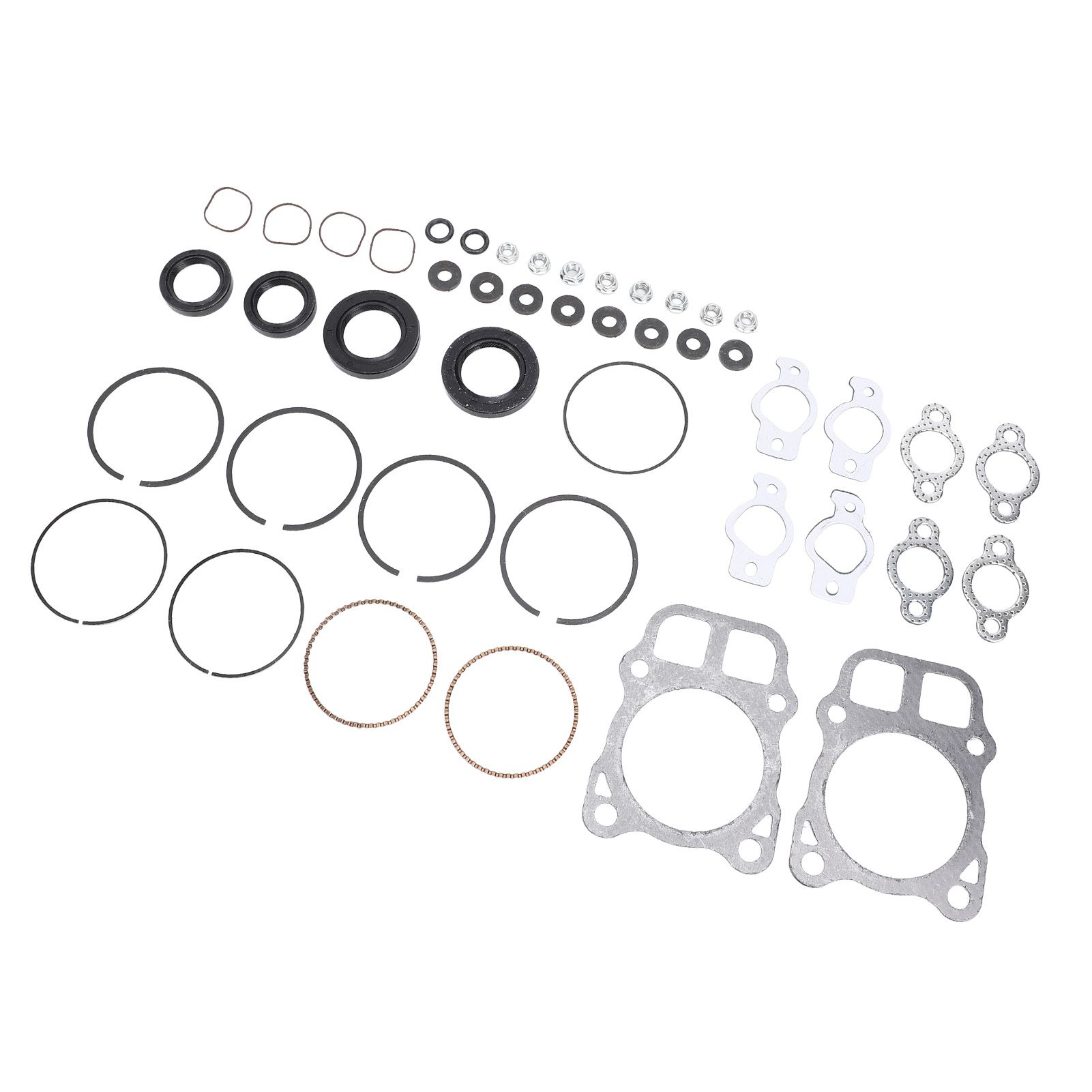 Engines Overhaul Kit Aluminum Alloy Pistons Rings Gasket Set Compatible for — image 1