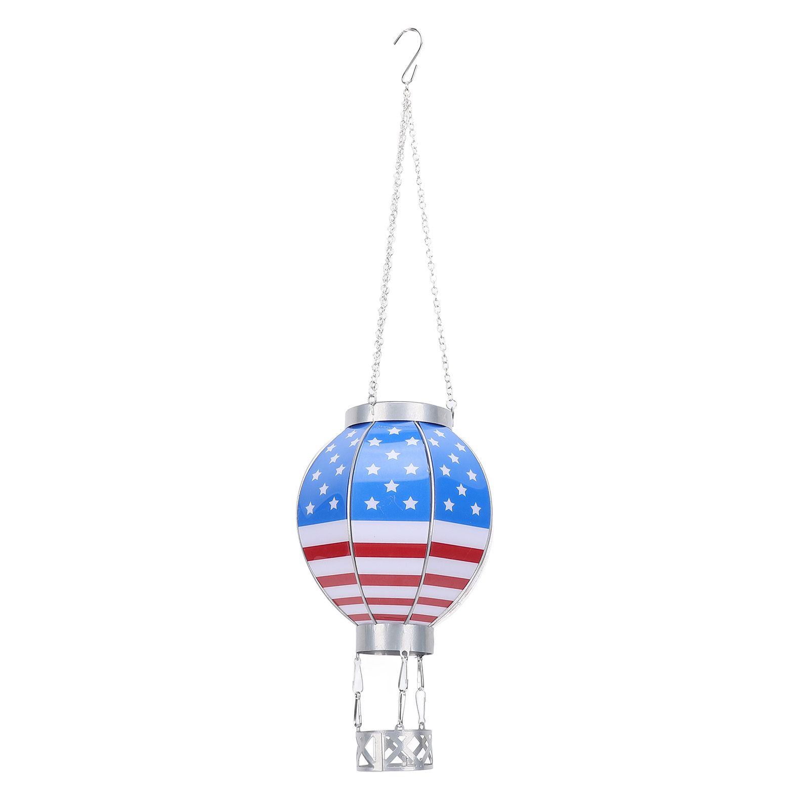 Hot Air Balloon Solar Lantern Decorative Solar Hanging Light with Candle view 10