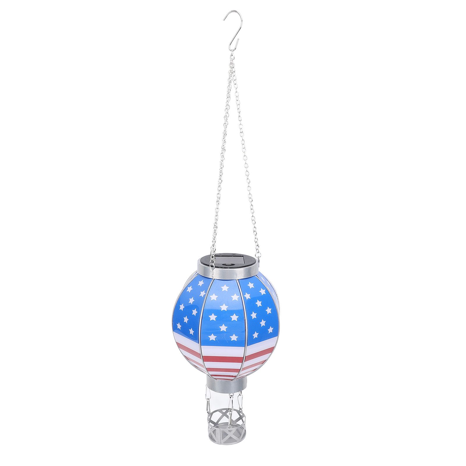 Hot Air Balloon Solar Lantern Decorative Solar Hanging Light with Candle view 12