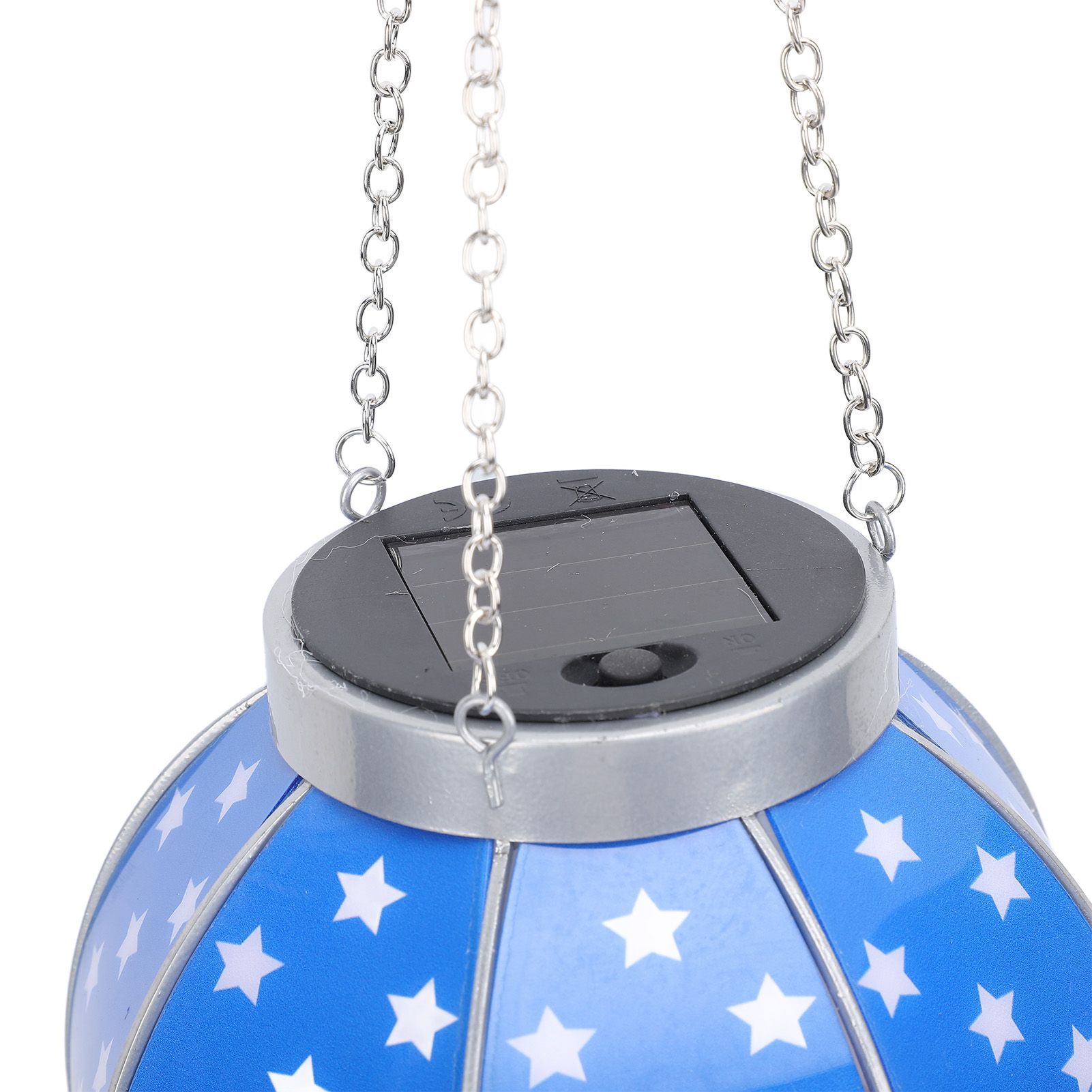 Hot Air Balloon Solar Lantern Decorative Solar Hanging Light with Candle view 5