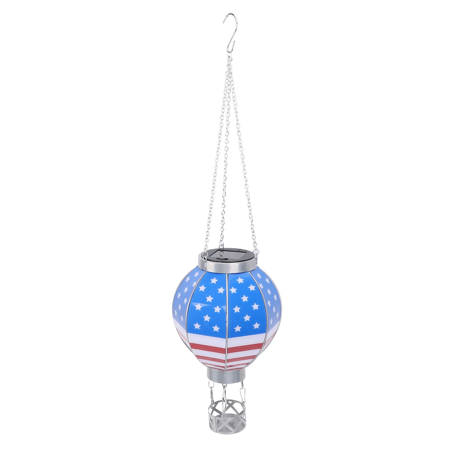 Hot Air Balloon Solar Lantern Decorative Solar Hanging Light with Candle view 8